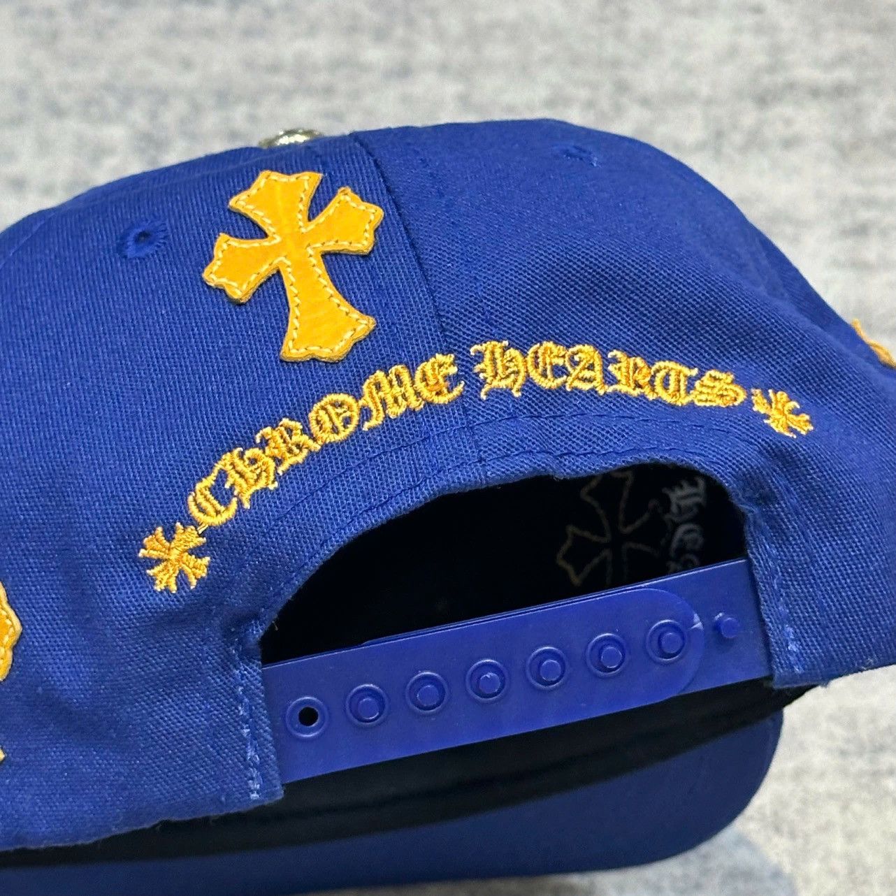 Chrome Hearts Chrome Hearts Baseball Cap Cotton x Polyester Blue/orange Size ONE SIZE - 5 Thumbnail