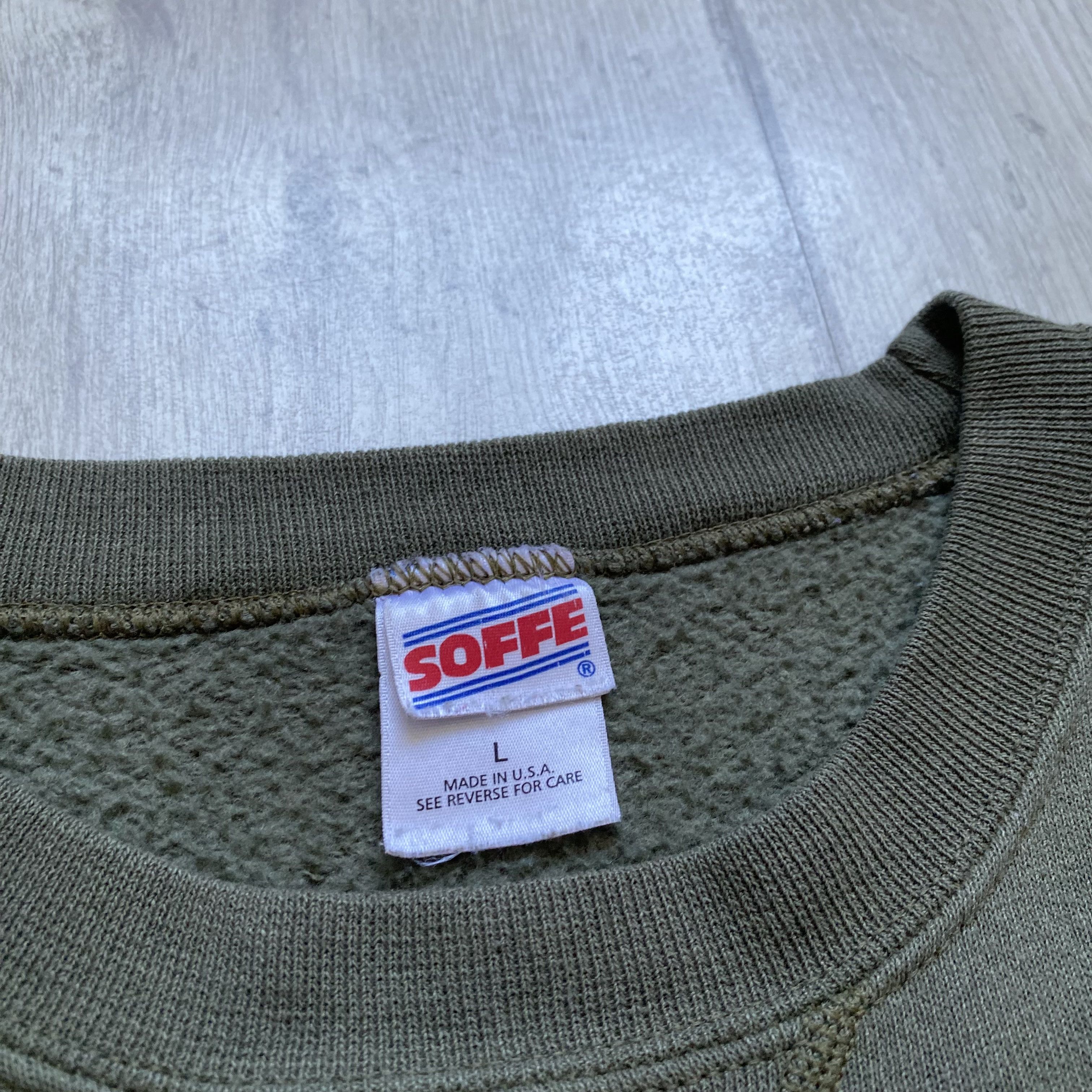 Russell Athletic 🪖 Vintage 90s USMC Army Sweatshirt USA Crewneck Size US XL / EU 56 / 4 - 6 Thumbnail