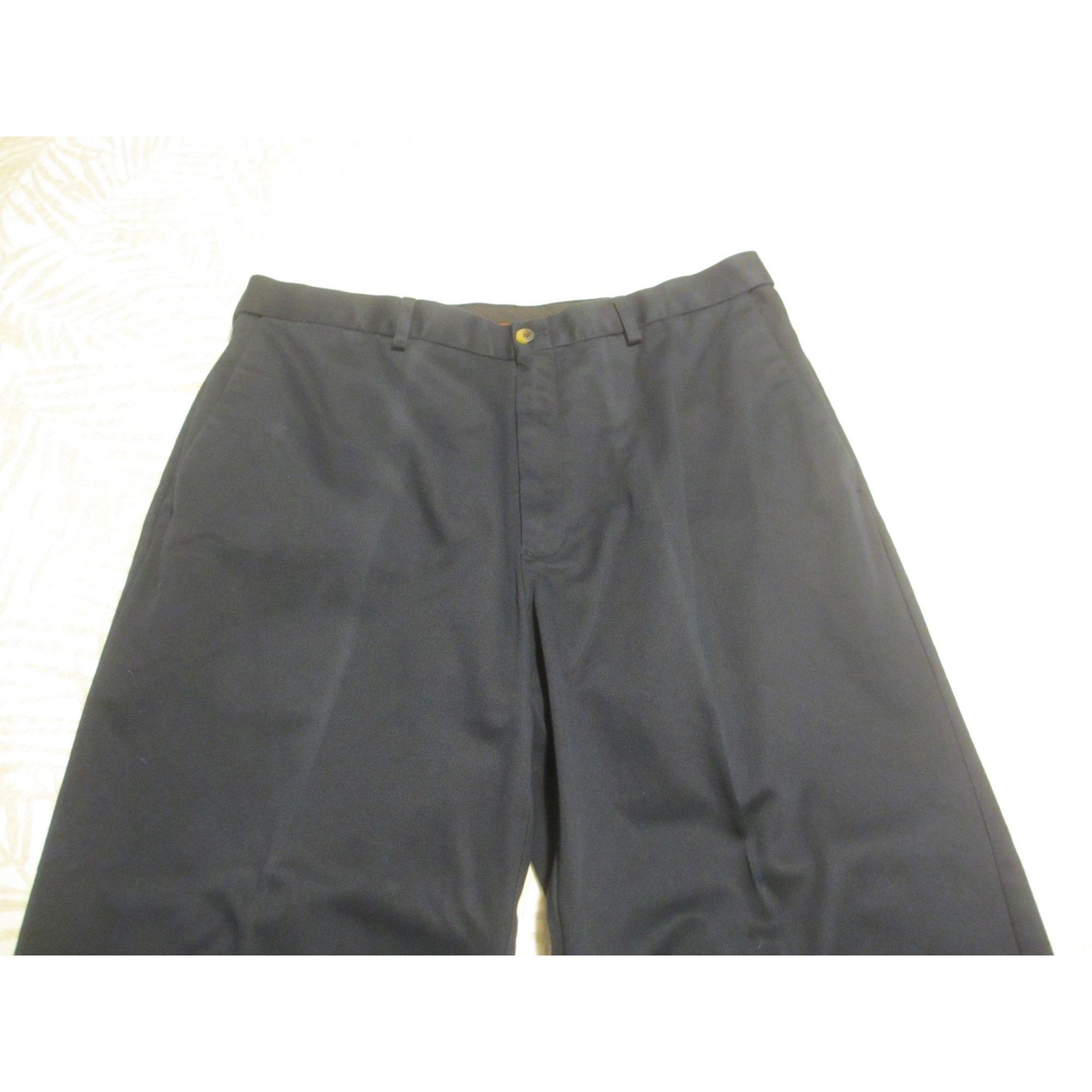 Dockers Dockers Mens Navy Blue Pleated Work Pants - Classic Fit with Size US 36 / EU 52 - 4 Thumbnail