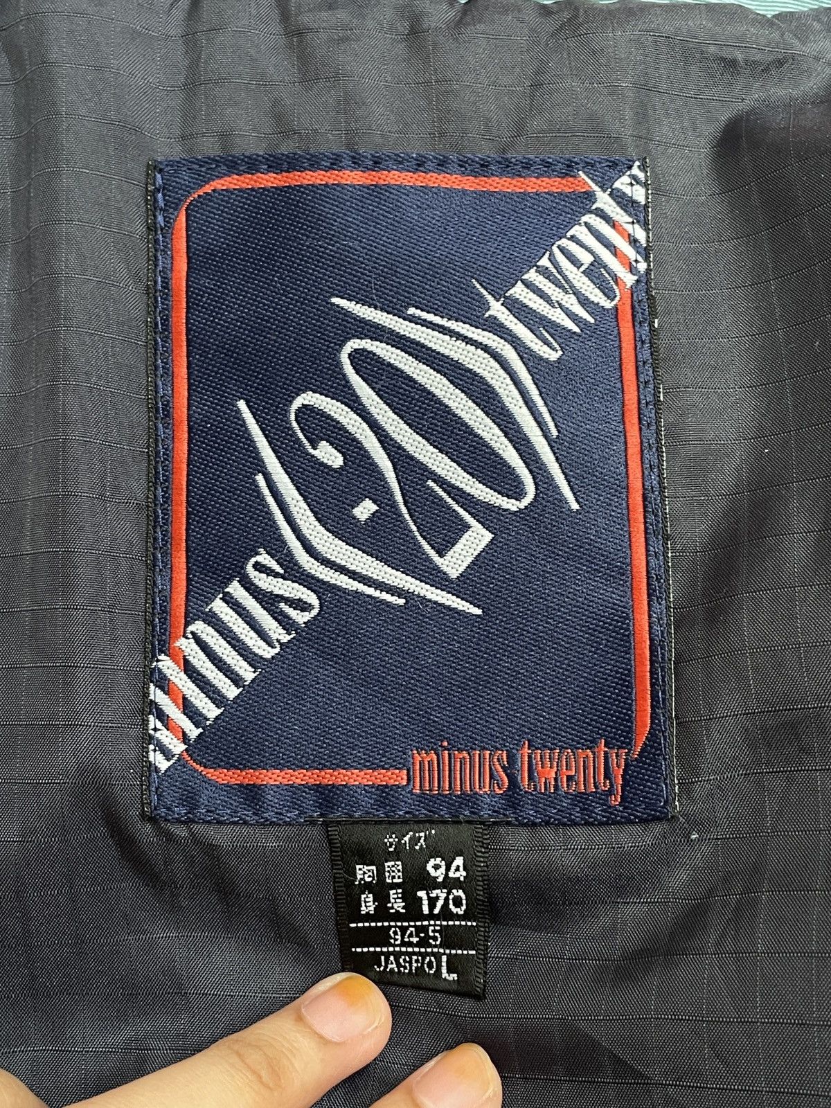 Japanese Brand × Vintage Vintage Japanese Brand Minus Twenty Ski Jacket 1990s Size US L / EU 52-54 / 3 - 12 Thumbnail