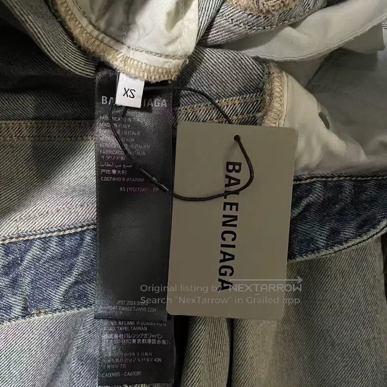 Balenciaga Balenciaga size XS Washed Denim Jeans Size US 27 - 5 Thumbnail