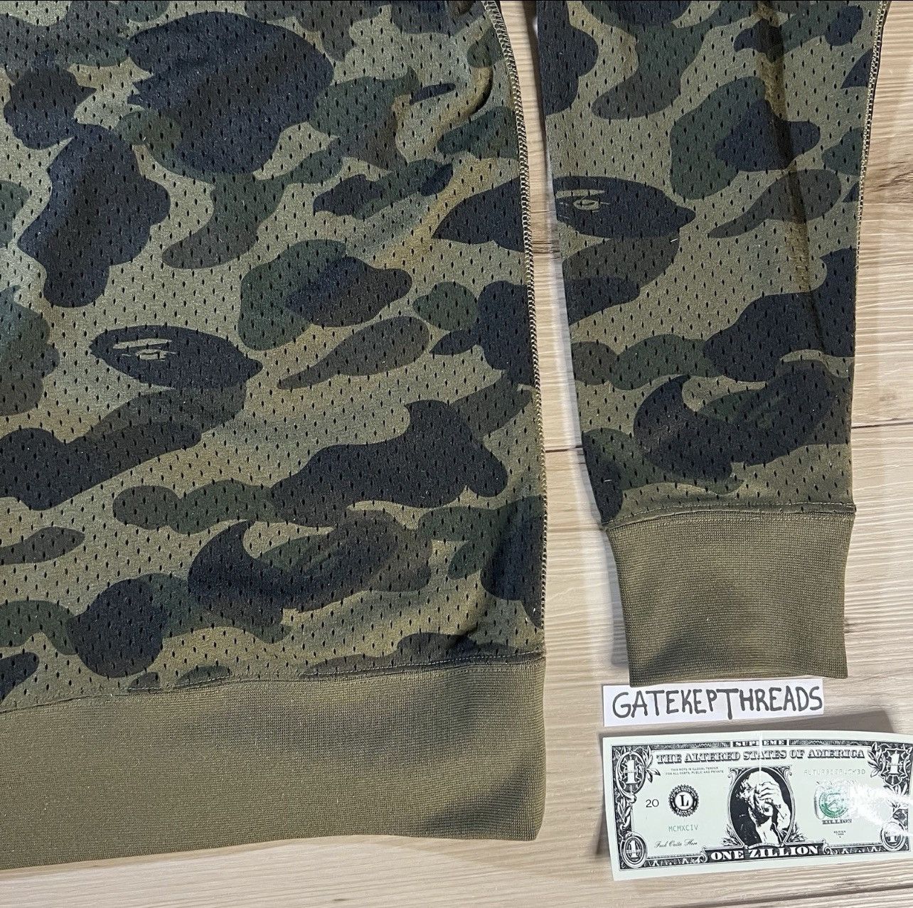 Bape Bape Camo Mesh Pullover Hoodie Size US XL / EU 56 / 4 - 20 Thumbnail