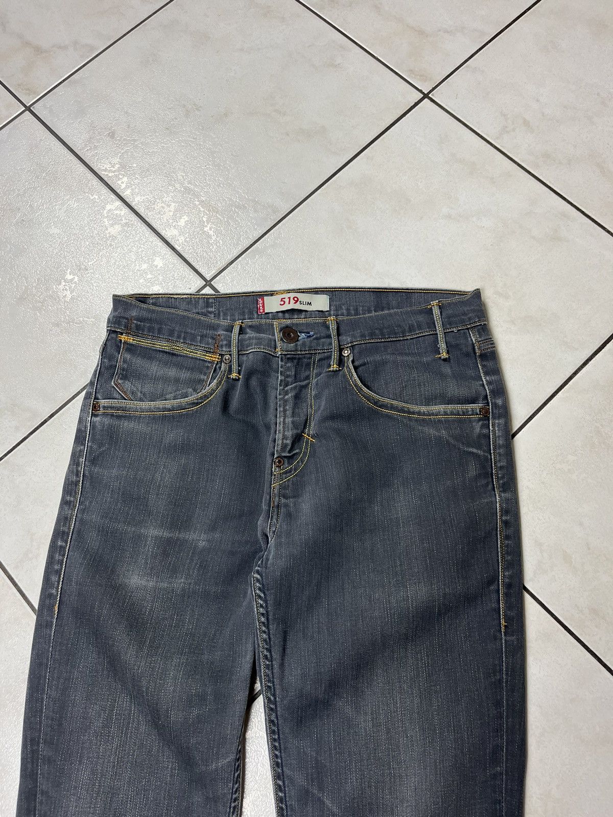 Levi's × Vintage Vintage Levi’s 519 slim denim y2k washed skinny jeans Size US 32 / EU 48 - 3 Thumbnail