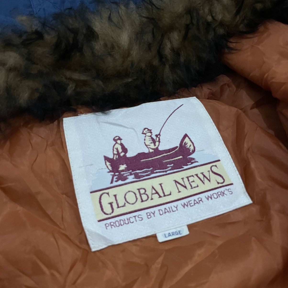 Japanese Brand Vintage Global News N-2B Style Fur Hood Jacket i6w9 Size US M / EU 48-50 / 2 - 4 Thumbnail