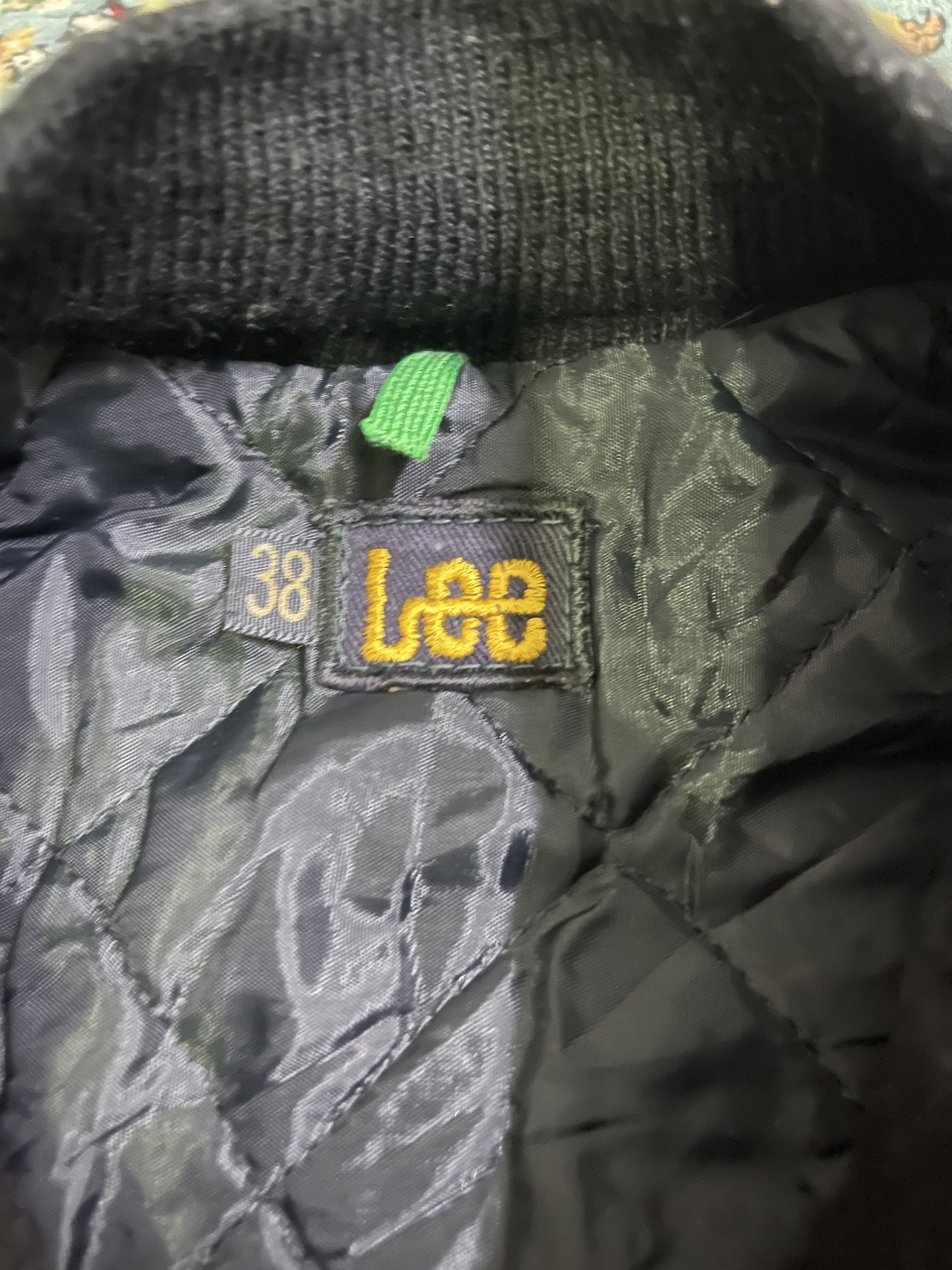 Lee True Vintage 70s Lee Varsity Delong Black/Yellow Jacket Size US M / EU 48-50 / 2 - 9 Thumbnail