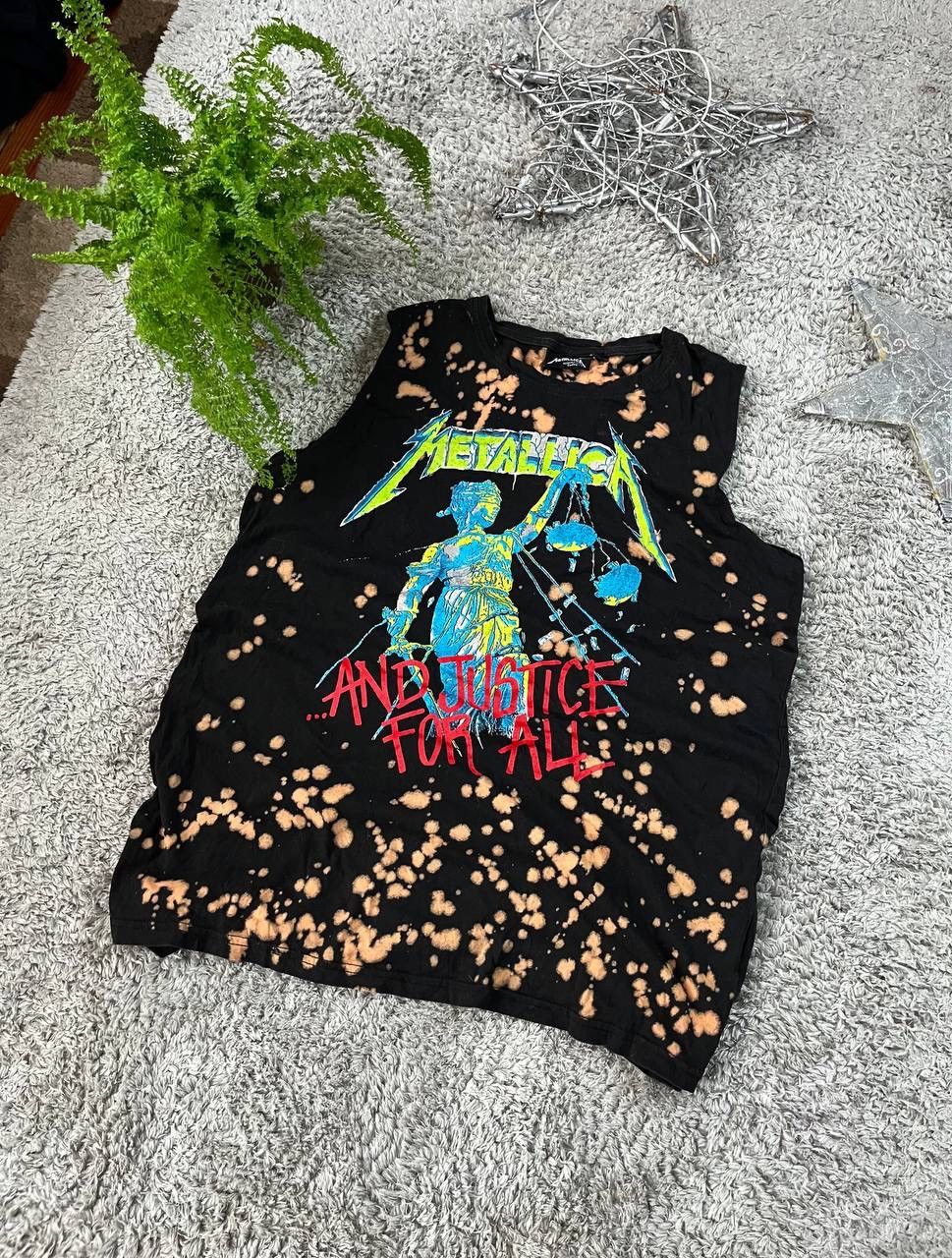 Band Tees × Metallica × Vintage 00s Metallica Undershirt Vintage Streetwear Rare Big Logo Size US XL / EU 56 / 4 - 2 Thumbnail
