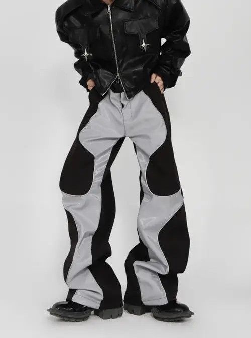 Japanese Brand × Vintage Mauroicardi Soft Patchwork Leather Pants Size US 32 / EU 48 - 1 Thumbnail