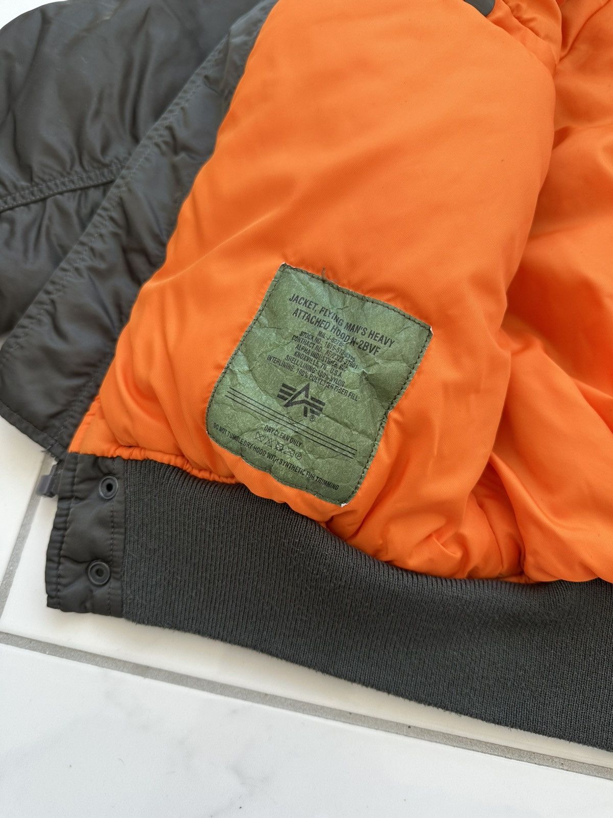 Alpha Industries Rare Alpha Industries N-2B Bomber Jacket Flying Size US S / EU 44-46 / 1 - 11 Thumbnail