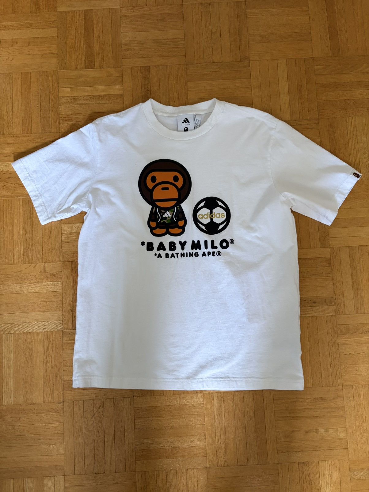 Bape Bape Baby Milo Adidas T-Shirt Size US M / EU 48-50 / 2 - 1 Thumbnail
