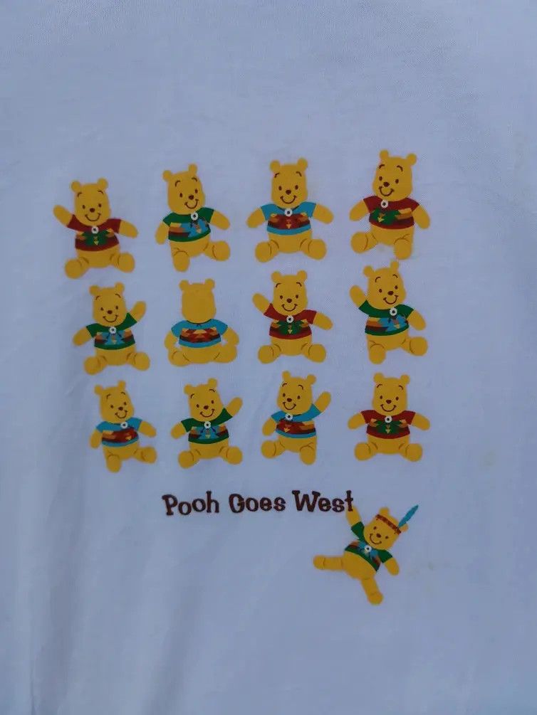 Disney × Japanese Brand Disney Pooh Goes West T-shirt Size US M / EU 48-50 / 2 - 6 Thumbnail