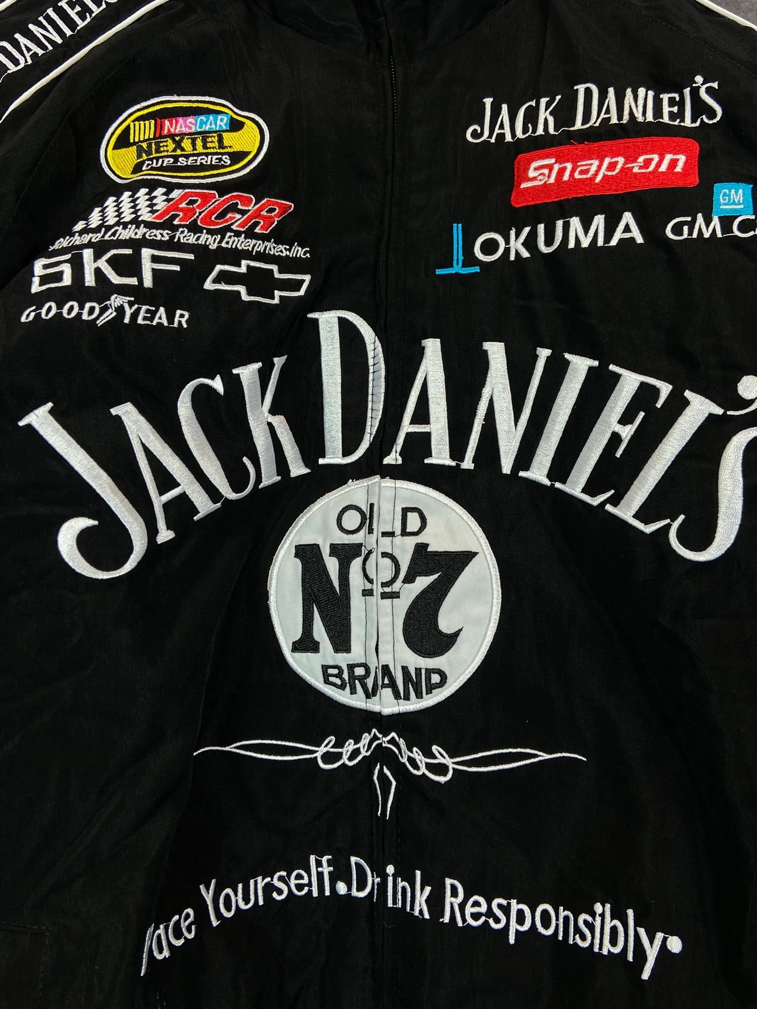 Vintage Vintage Jack Daniel’s Black Jacket Size XL Size US XL / EU 56 / 4 - 2 Thumbnail