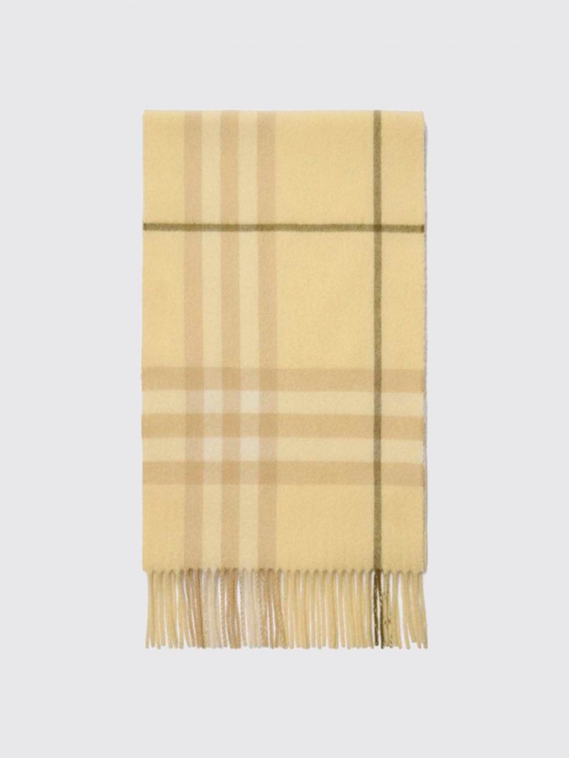 Burberry Burberry Scarf Woman Yellow Size ONE SIZE - 1 Thumbnail