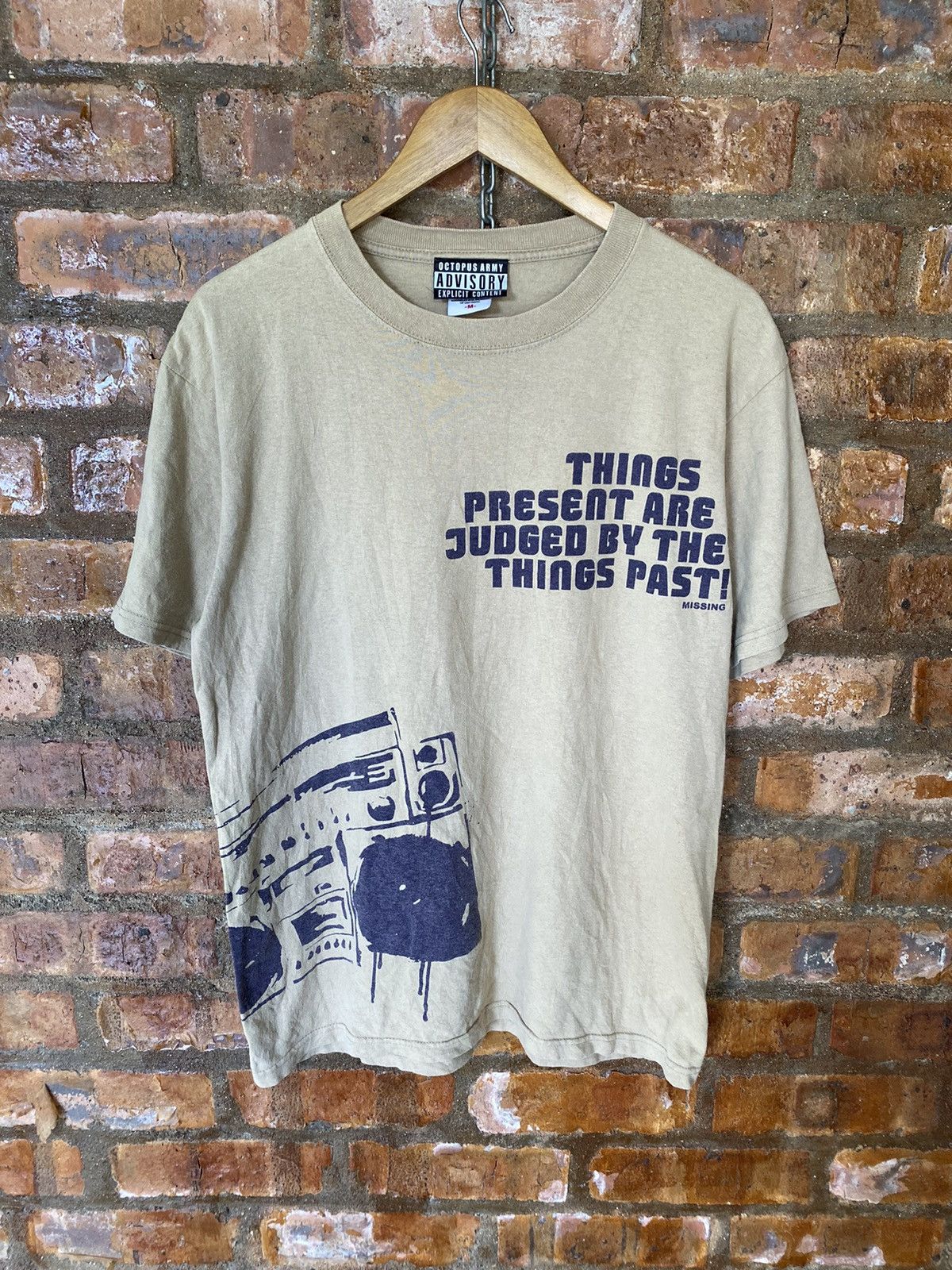 Beauty Beast × General Research × Japanese Brand 1990s Octopus Army POEM Anvil tag tee Size US L / EU 52-54 / 3 - 2 Thumbnail