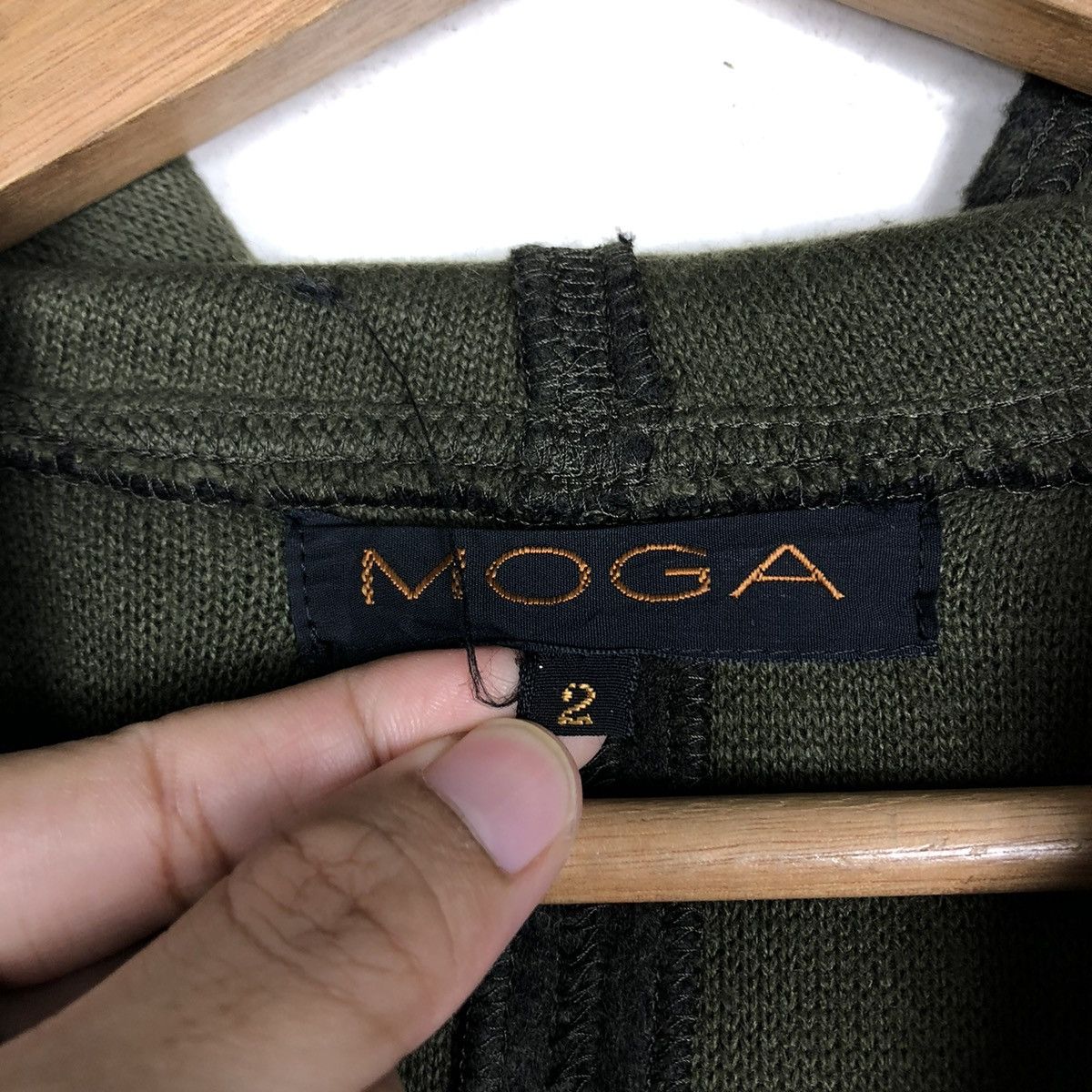 Japanese Brand 🔥VINTAGE WOOL LONG JACKET MOGA MINK FUR HOODIE Size US L / EU 52-54 / 3 - 21 Thumbnail
