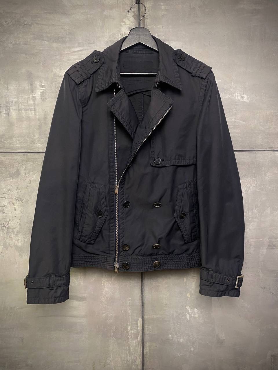 Herno × Neil Barrett Neil Barrett for Herno navy jacket S-M Size US M / EU 48-50 / 2 - 2 Thumbnail