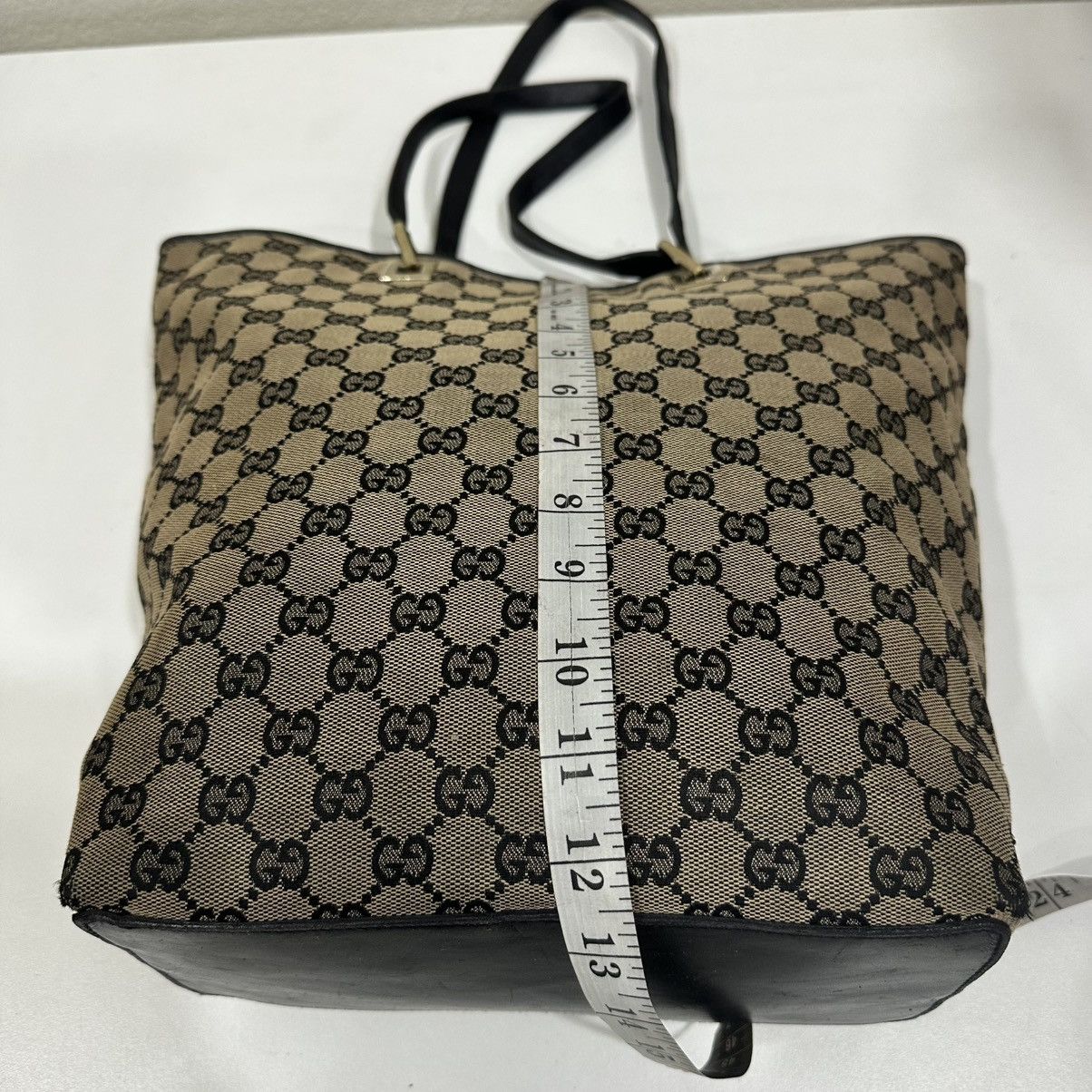 Gucci ‼️YES‼️ GUCCI GG MONOGRAM CANVAS TOTE BAG Size ONE SIZE - 8 Thumbnail