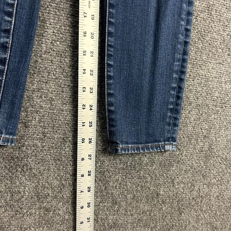 Madewell Madewell Jeans Womens 25 High Riser Skinny Denim Distressed Size 25" / US 0 / IT 36 - 3 Thumbnail
