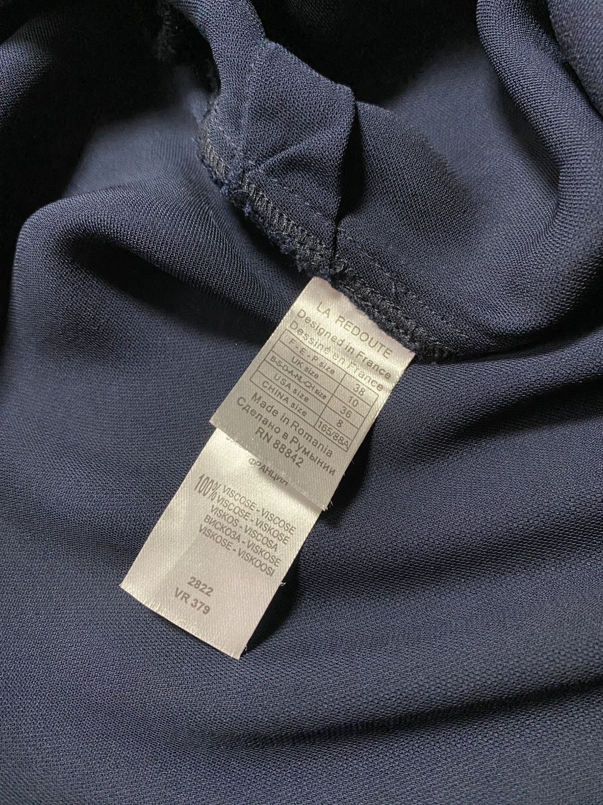 Sezane Sézane × La Redoute Minimal Navy Button Jumpsuit Size ONE SIZE - 4 Thumbnail
