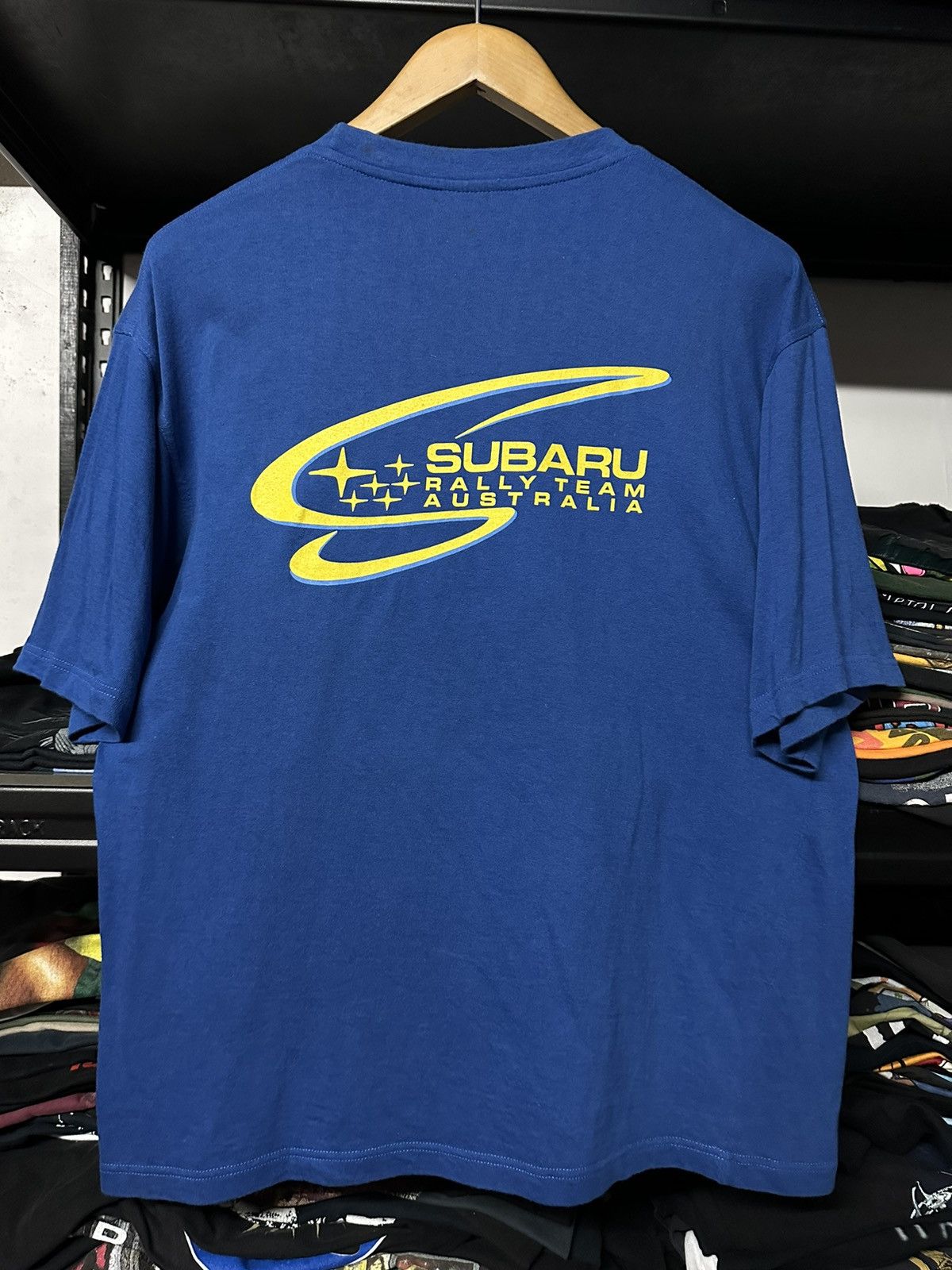 NASCAR Vintage Subaru Rally Team Australia Faded Tee Racing Size US L / EU 52-54 / 3 - 3 Thumbnail