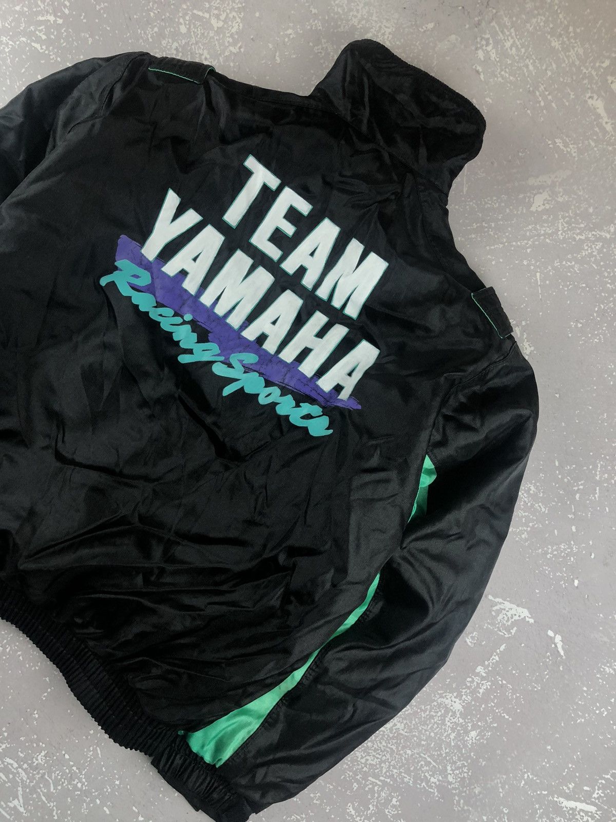 Vintage Rare! Team Yamaha Vintage Racing bomber jacket Size US L / EU 52-54 / 3 - 3 Thumbnail