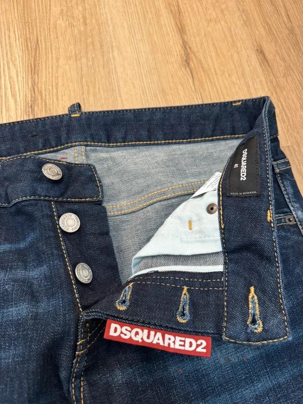 Dsquared2 Dsquared2 Cool Girl Cropped Jeans Big Logo size 40 Navy New Size 28" / US 6 / IT 42 - 11 Thumbnail