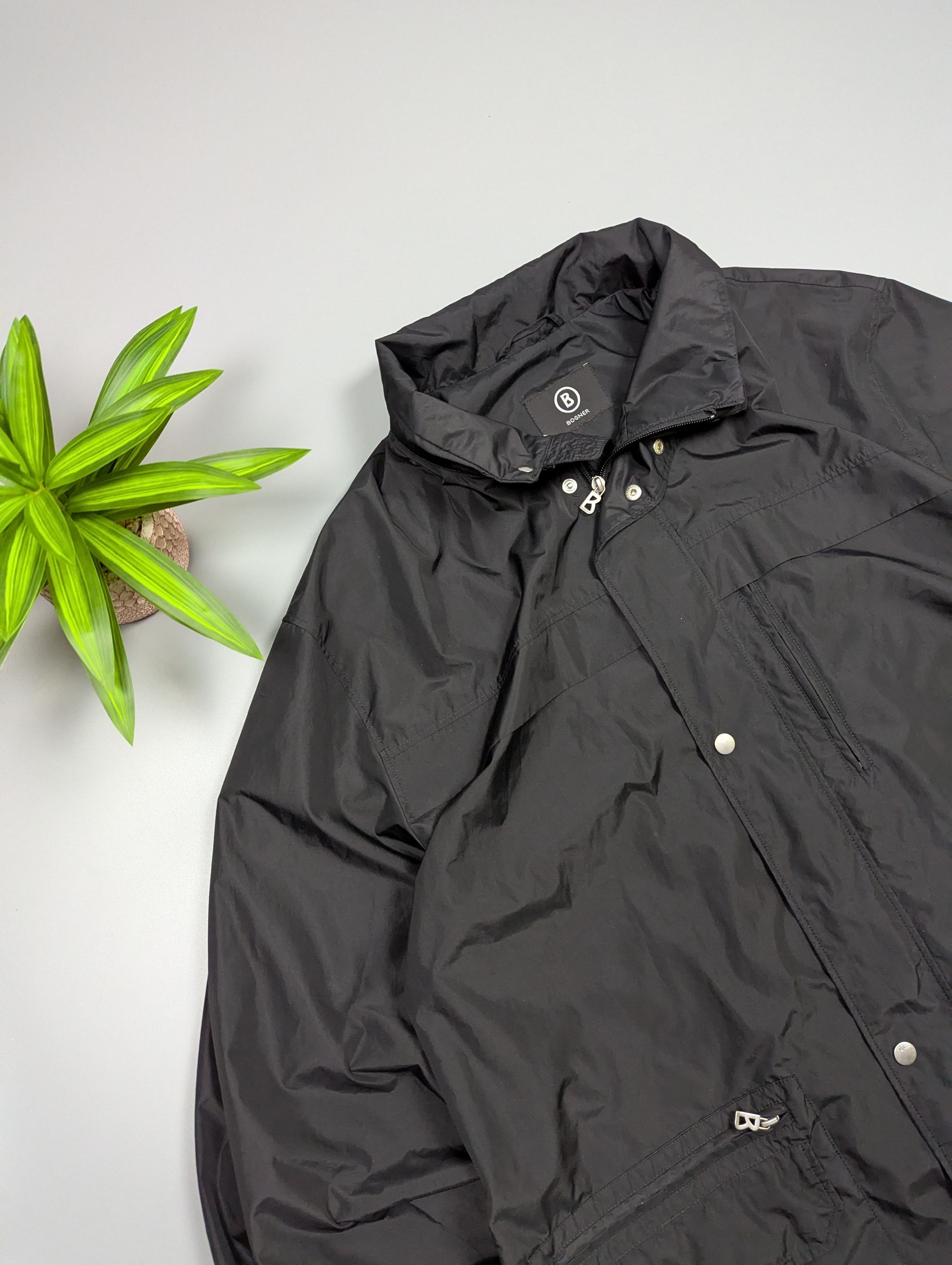 Bogner BOGNER WEATHER SYSTEM Black Windbreaker Jacket Waterproof Size US XXL / EU 58 / 5 - 4 Thumbnail