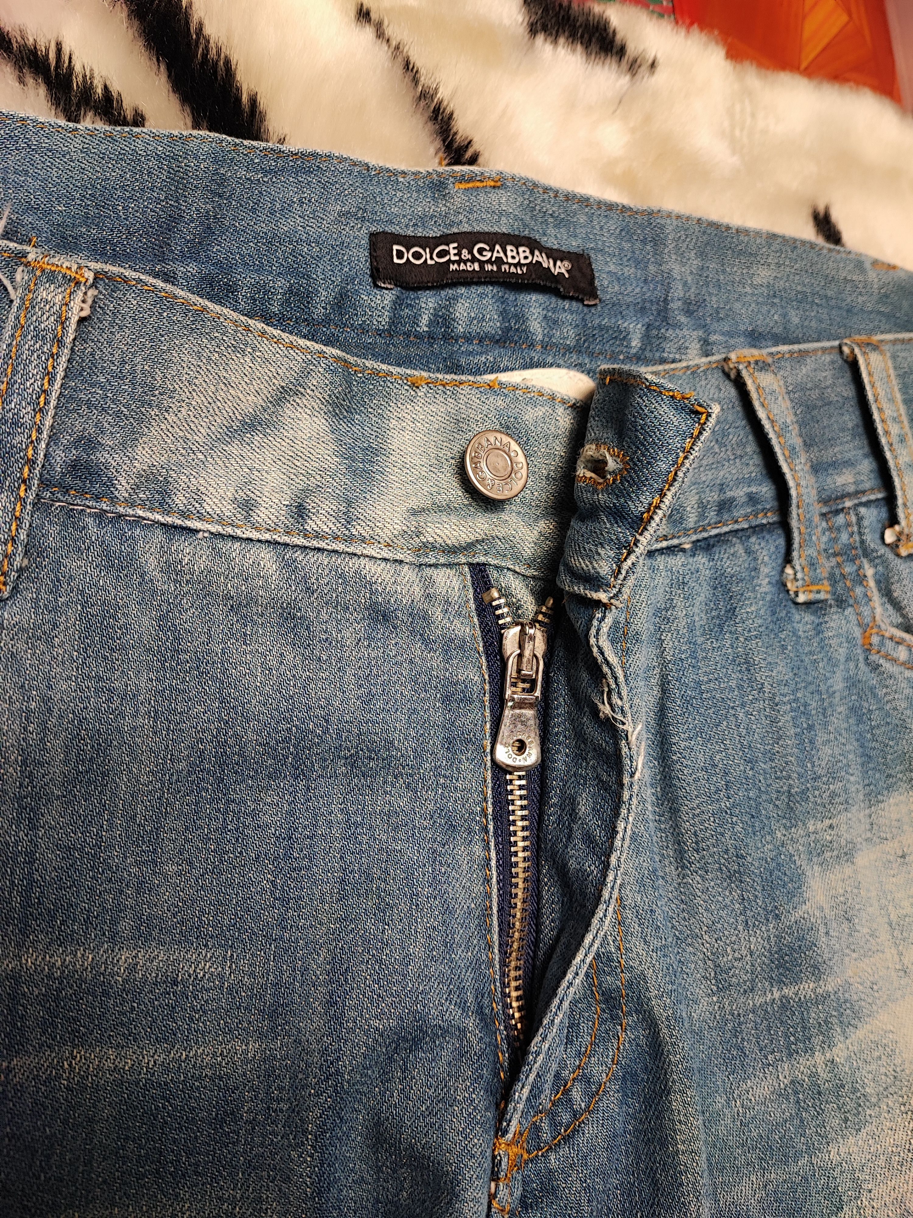 Dolce & Gabbana D&G Dolce&Gabbana Logo Jeans DISTRESSED Pants Size US 36 / EU 52 - 8 Thumbnail