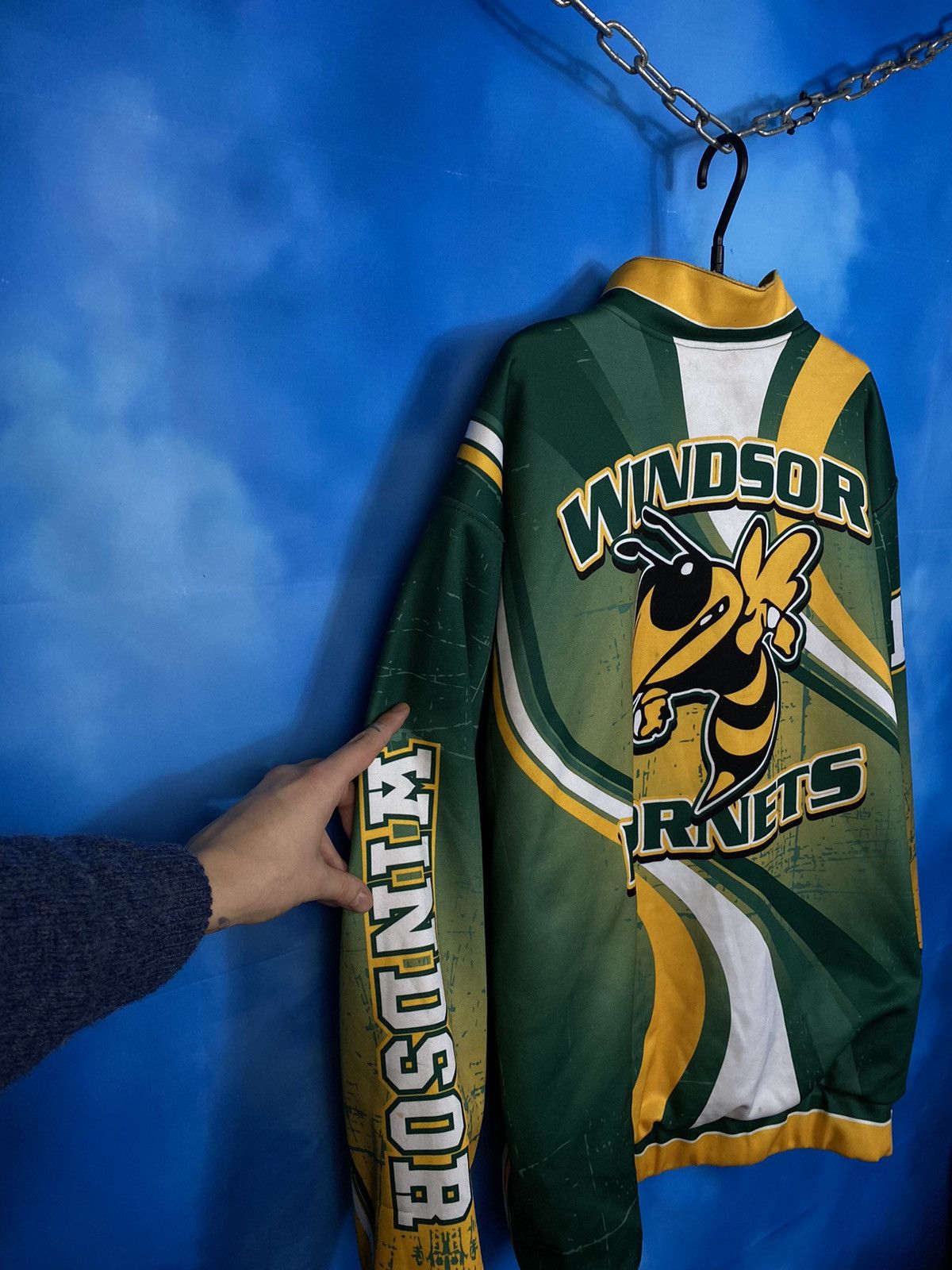 NHL × Vintage 🔥 NHL VINTAGE JACKET WINDSOR HORNETS 🐝 Size US L / EU 52-54 / 3 - 2 Thumbnail