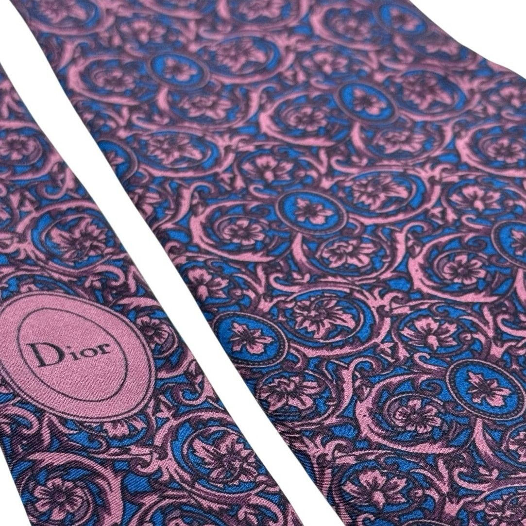 Christian Dior Monsieur Christian Dior Abstract Pattern Tie Size ONE SIZE - 8 Thumbnail