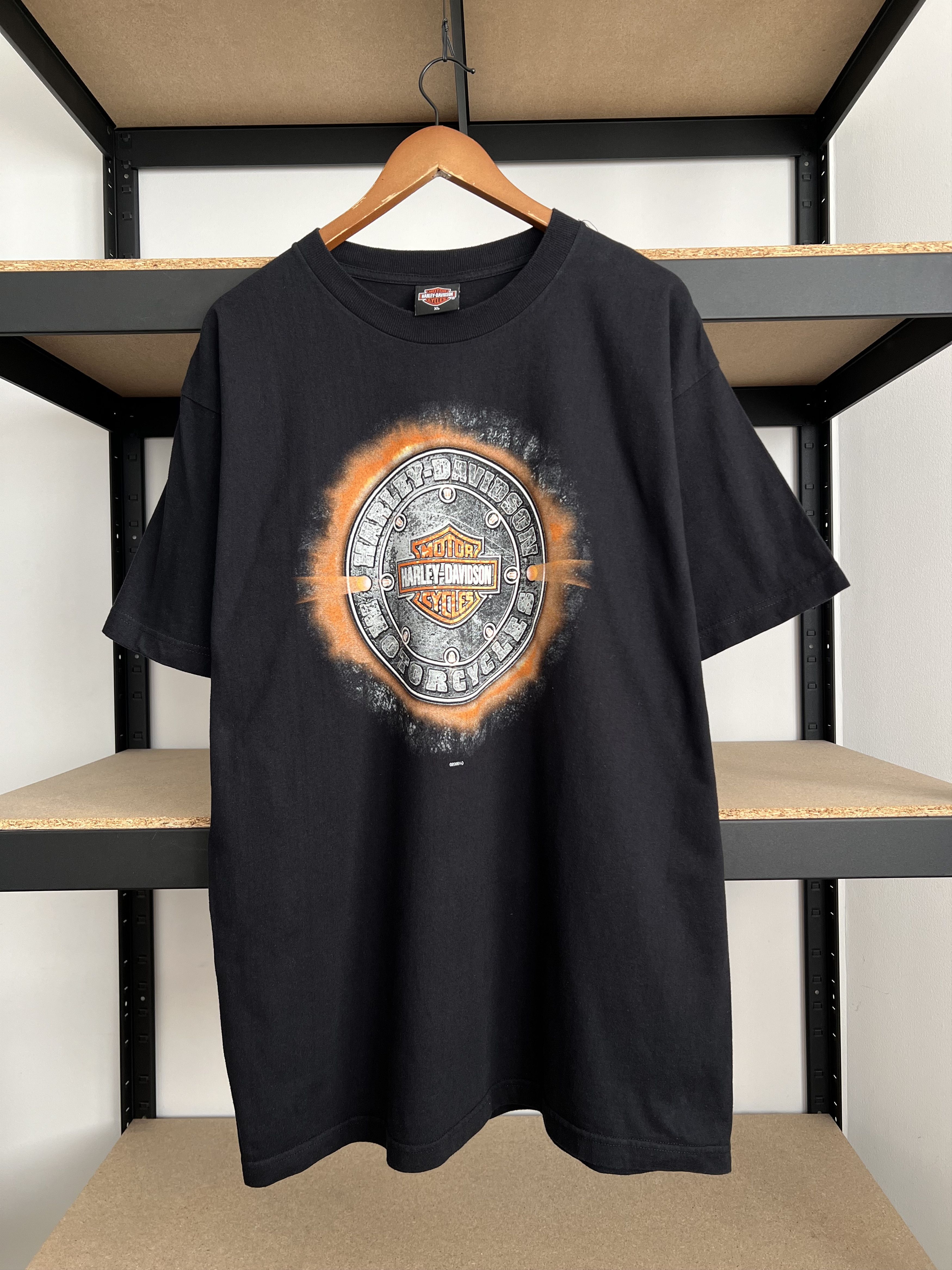 Harley Davidson Vintage 2006 Harley Davidson Motorcycle Oxford Uk T-shirt Size US XL / EU 56 / 4 - 3 Thumbnail