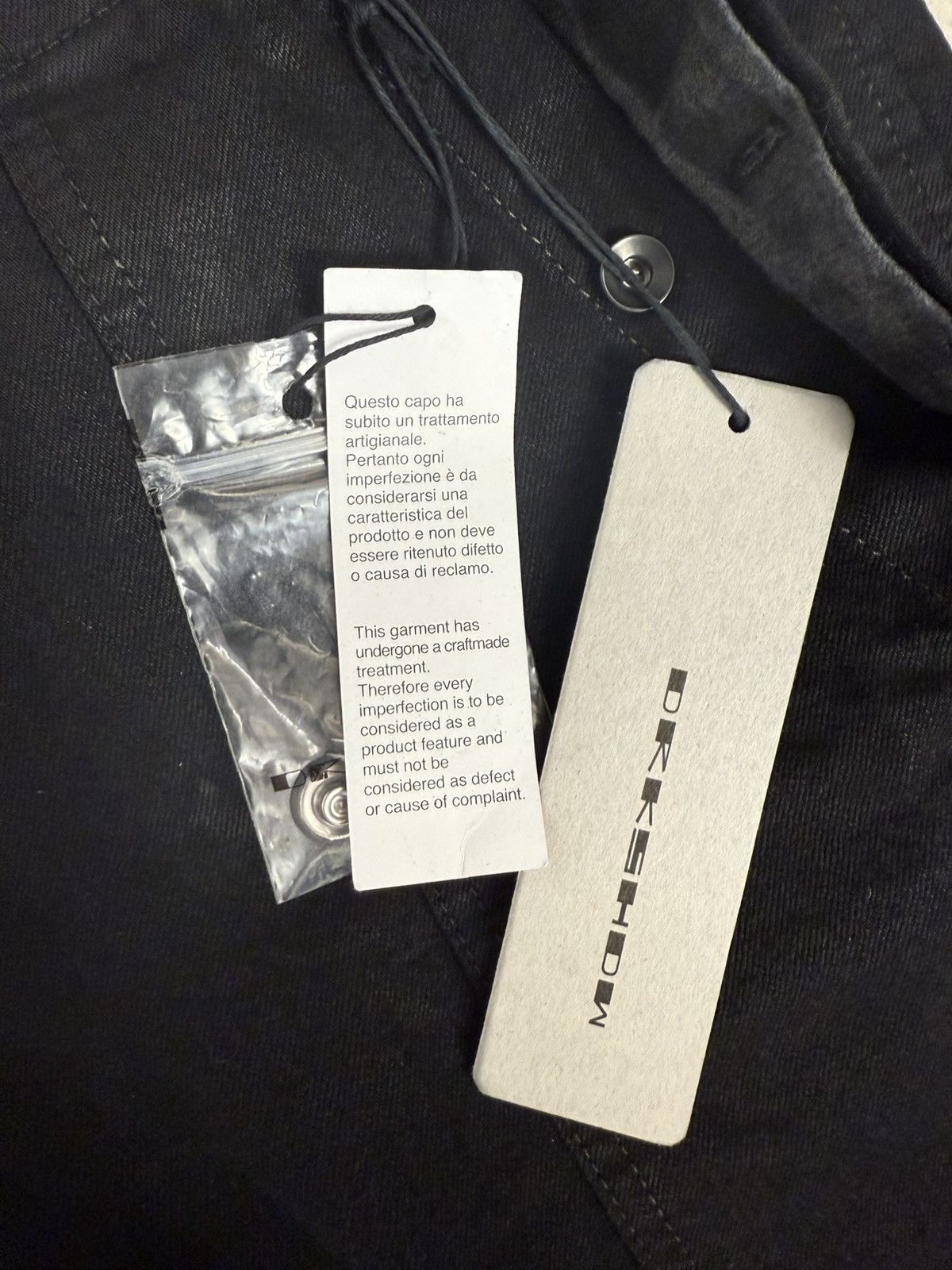 Rick Owens Drkshdw Rick Owens Drkshadw air cut wax denim Size US 34 / EU 50 - 2 Thumbnail
