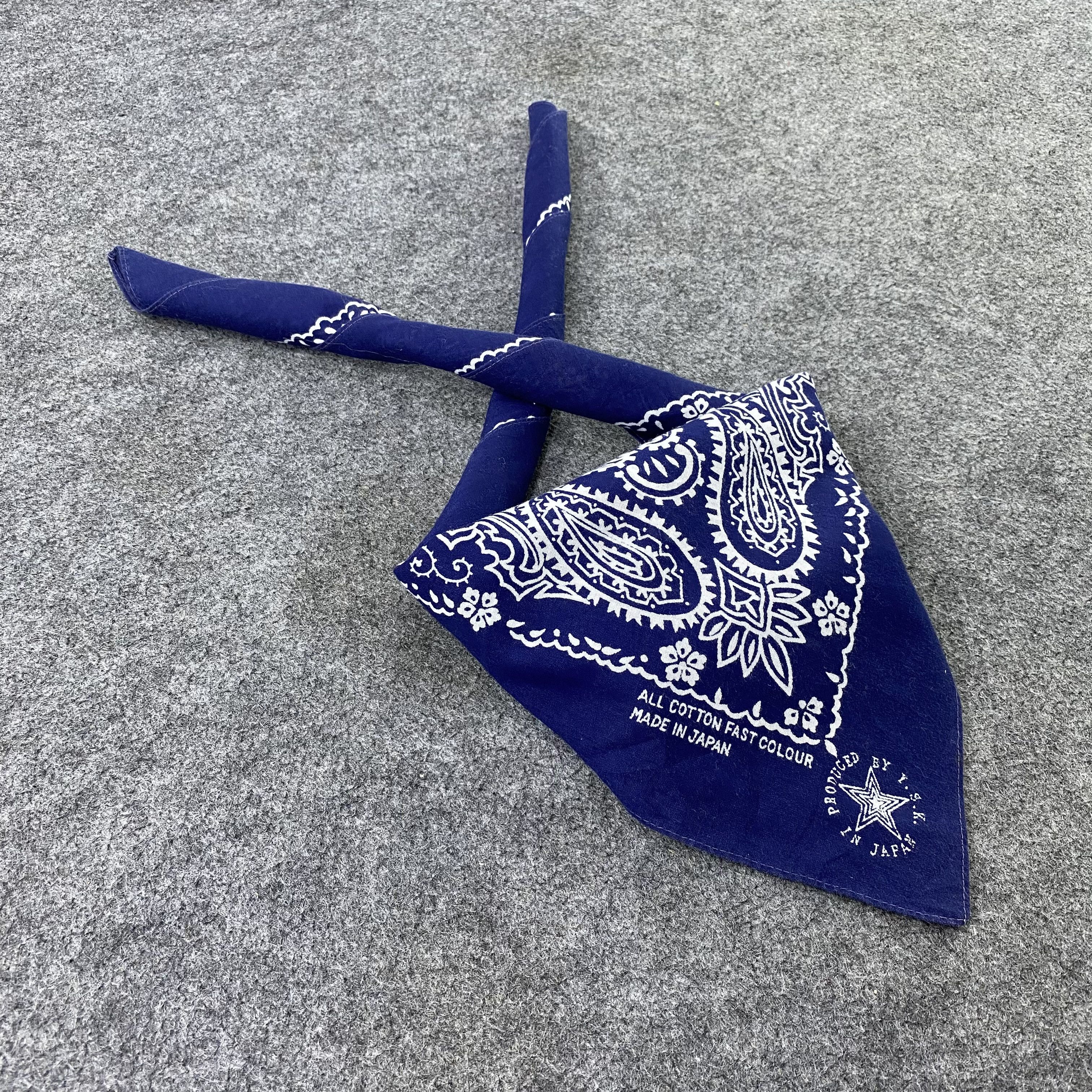 Japanese Brand Paislee Handkerchief / Bandana / Neckerchief-B1429 Size ONE SIZE - 3 Thumbnail