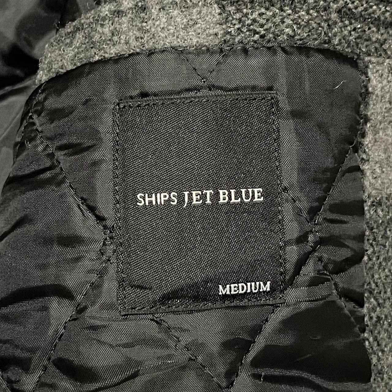 Ships Jet Blue Vintage Ships Jet Blue Wool Hooded Coat Plaid Size US M / EU 48-50 / 2 - 7 Thumbnail