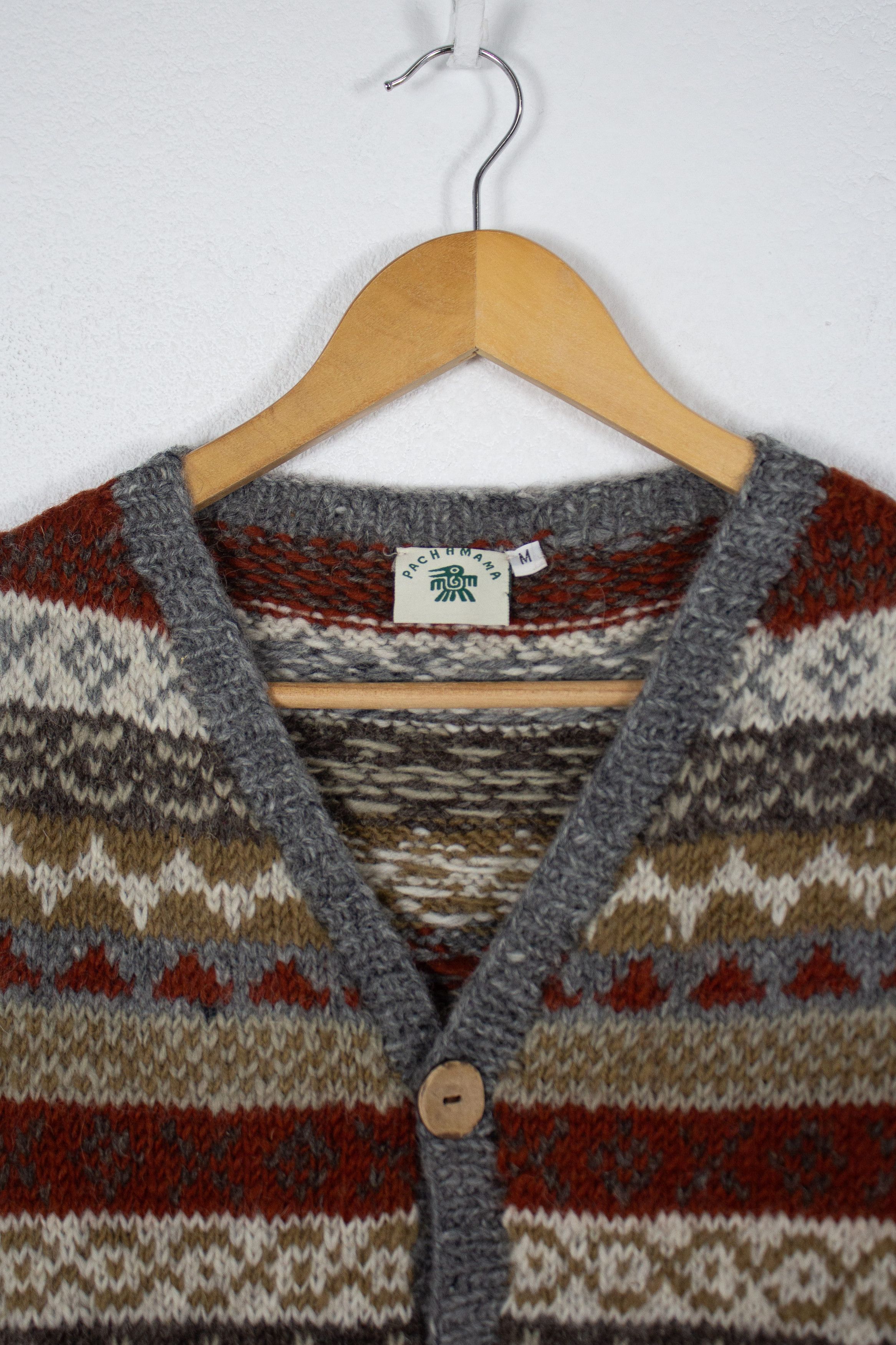 Other Pachamama Handknit Ornament Wool Sweater Vest NZ Size M / US 6-8 / IT 42-44 - 2 Thumbnail