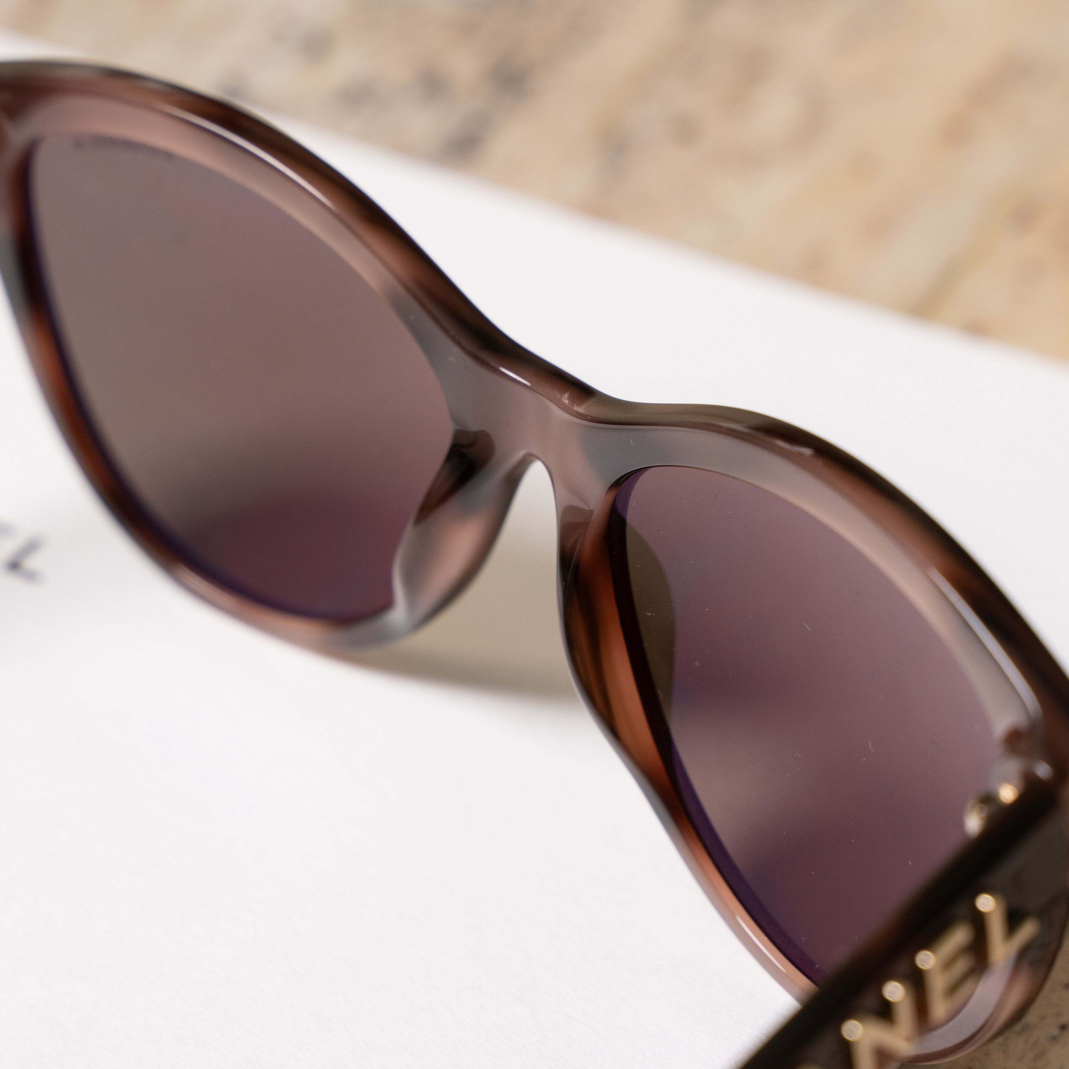 Chanel CHANEL 0CH5458 1661/3 Butterfly Sunglasses Size ONE SIZE - 10 Thumbnail