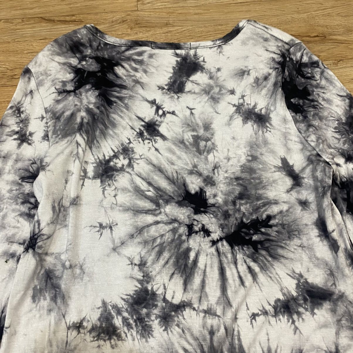 Japanese Brand 2000s Ghost Of Harlem - Vkei Style Tie Dye Poem Long Sleeve Size S / US 4 / IT 40 - 10 Thumbnail