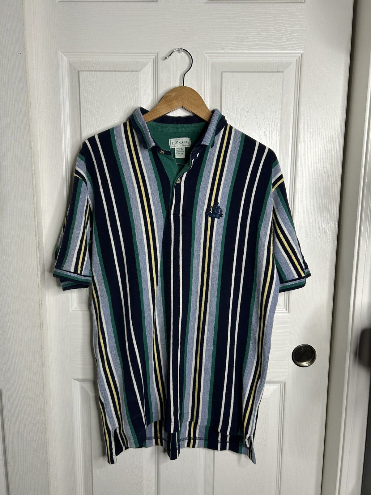 Izod Vintage 90s IZOD Polo Size US XL / EU 56 / 4 - 1 Thumbnail