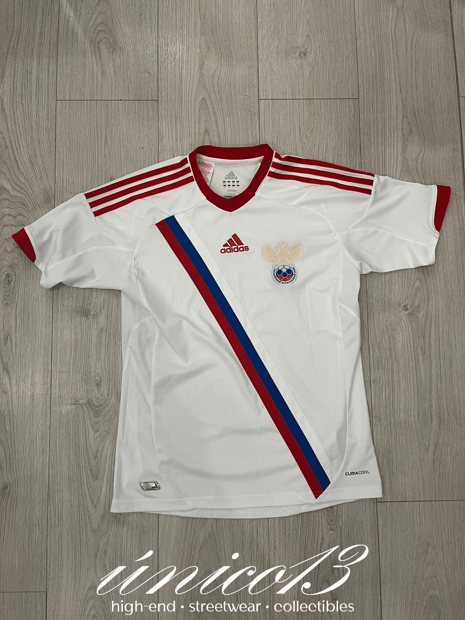 Adidas Adidas Russia 2011-2013 Away 2012 Euro Tee Size US S / EU 44-46 / 1 - 1 Thumbnail