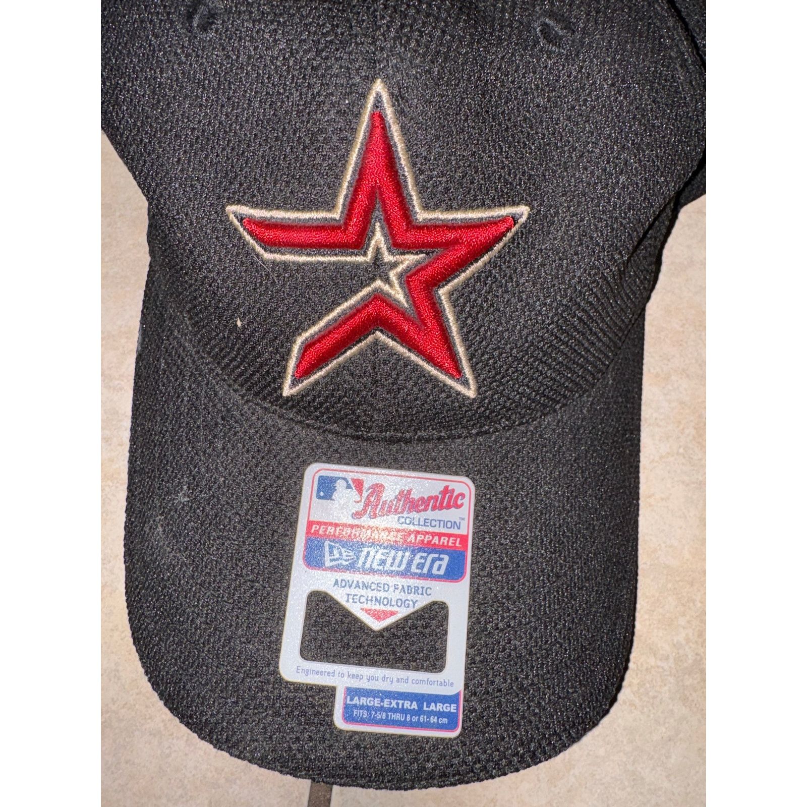 New Era Vintage Astros hat new with tags New Era large Size ONE SIZE - 2 Thumbnail