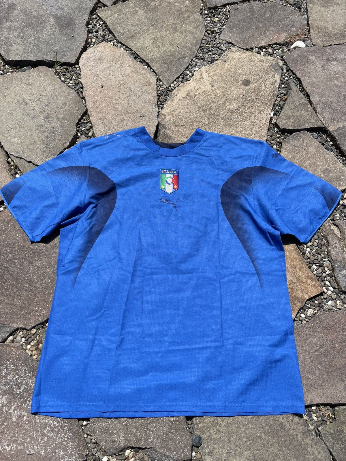 Neil Barrett × Puma 2006 Puma Italy Vintage soccer jersey trikot light Italia Size US XL / EU 56 / 4 - 2 Thumbnail
