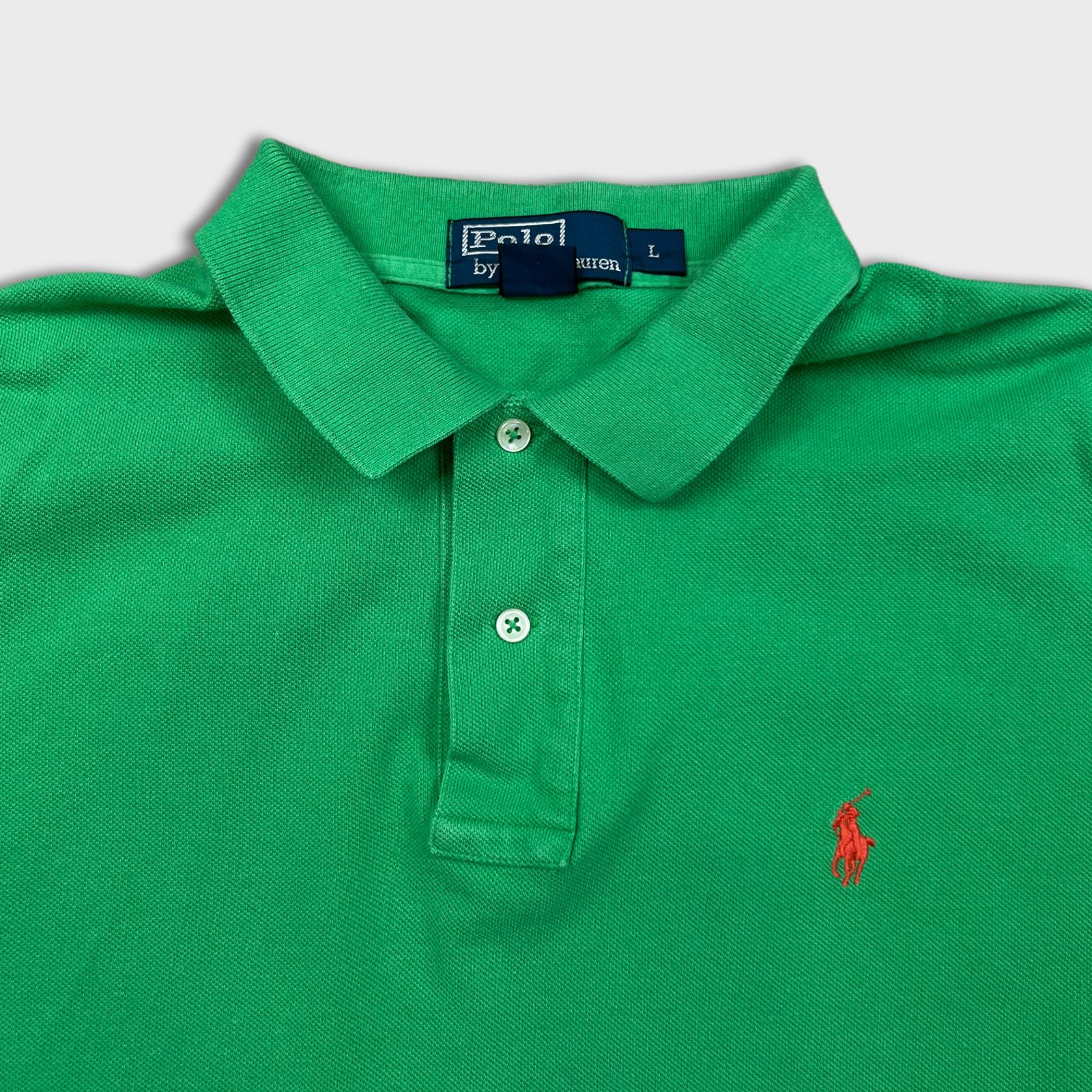 Polo Ralph Lauren × Ralph Lauren × Vintage Vintage 90s Polo Ralph Lauren Shirt Pony Casual Preppy Size US L / EU 52-54 / 3 - 2 Thumbnail