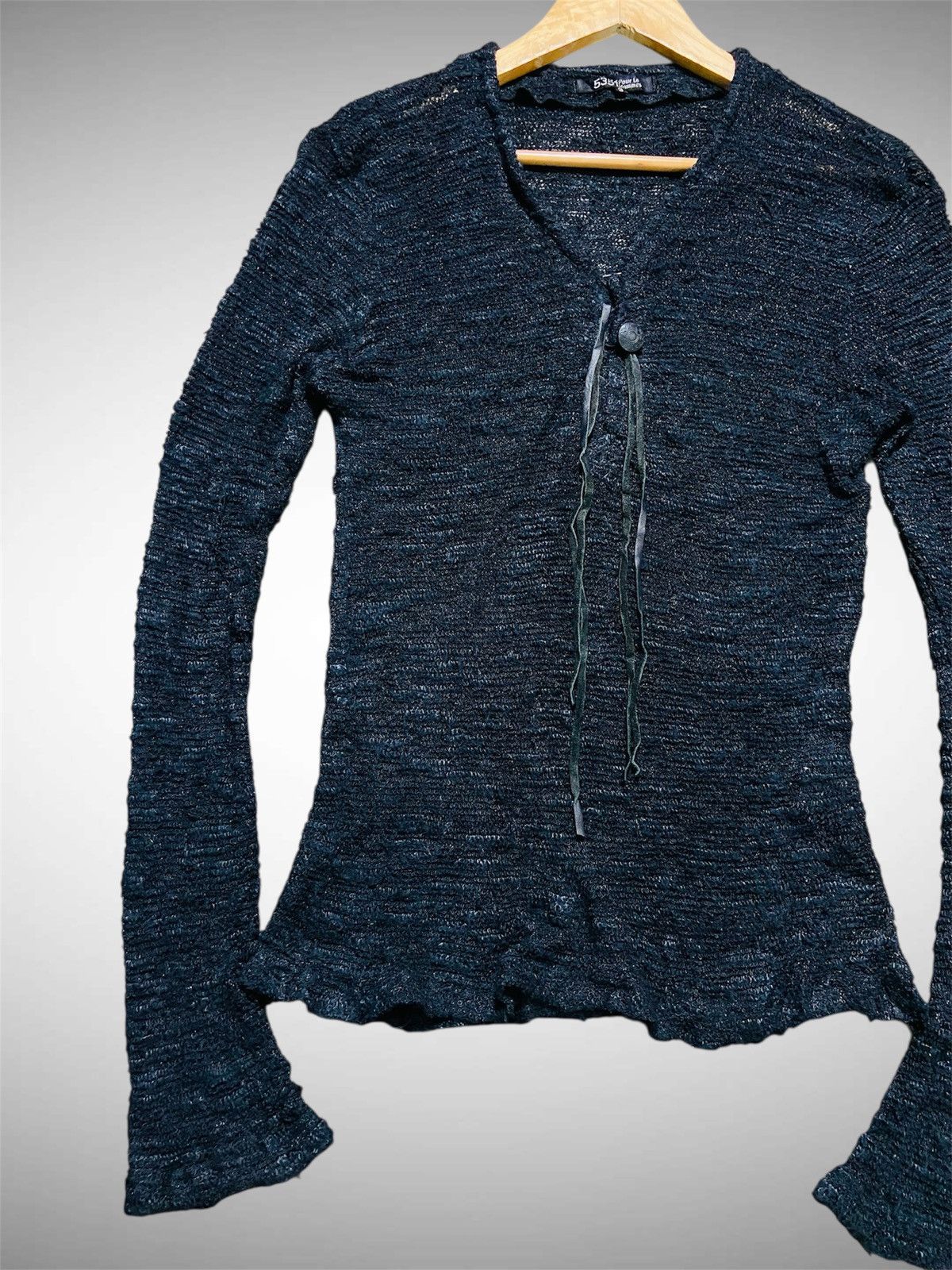 5351 POUR LES HOMMES 5351 Pour Les Hommes Mesh Knit Shirt-Archival Japan Fashion Size US M / EU 48-50 / 2 - 4 Thumbnail