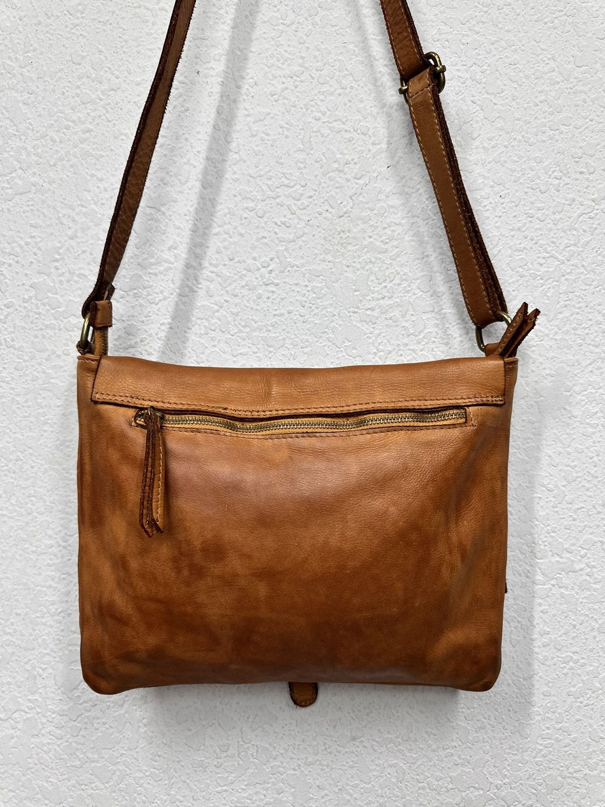 Diesel Vintage AS 98 Metal Zip Design Leather Bag Dolce Gabbana GOA Size ONE SIZE - 6 Thumbnail