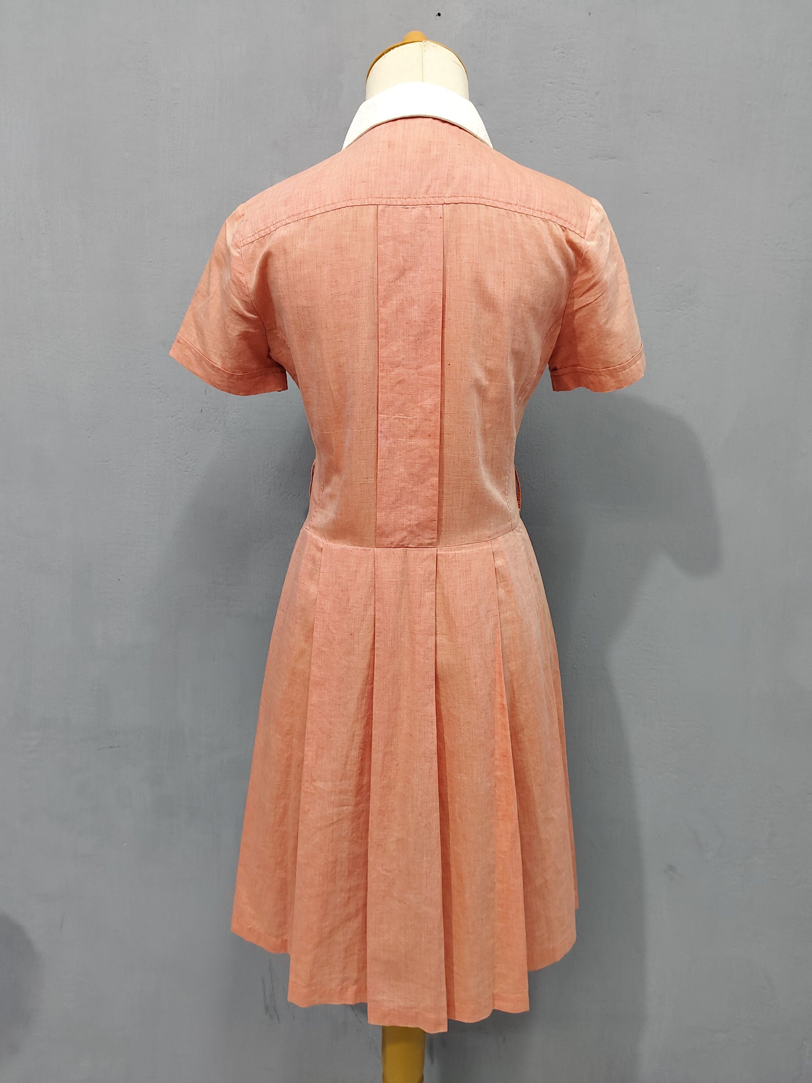Fendi 2000s FENDI- Simonetta FF Trim Peter Pan Collar Dress Size S / US 4 / IT 40 - 4 Thumbnail