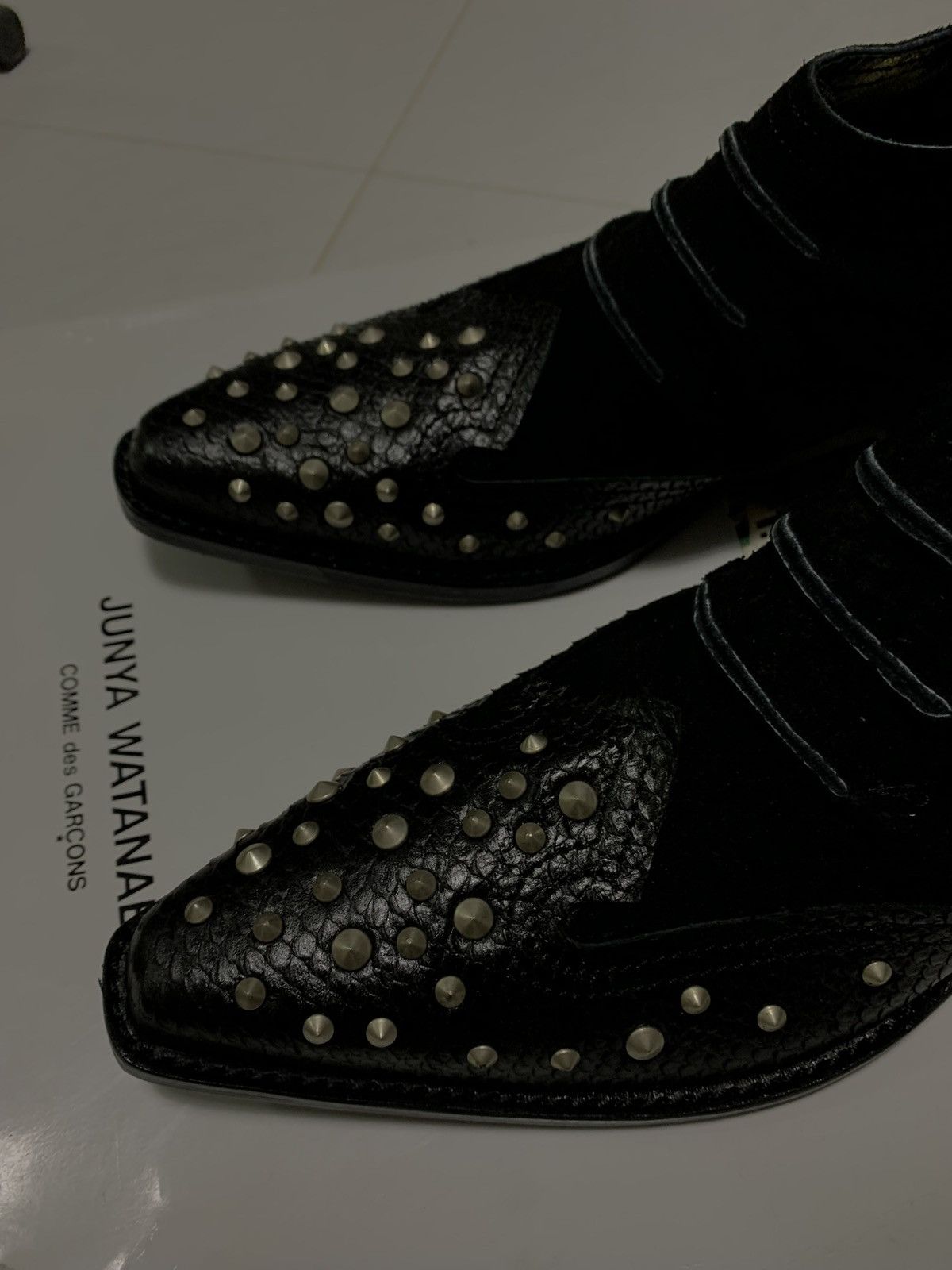 Junya Watanabe Junya watanabe Comme des garçons leather spiked ankle boots Size US 8 / IT 38 - 4 Thumbnail