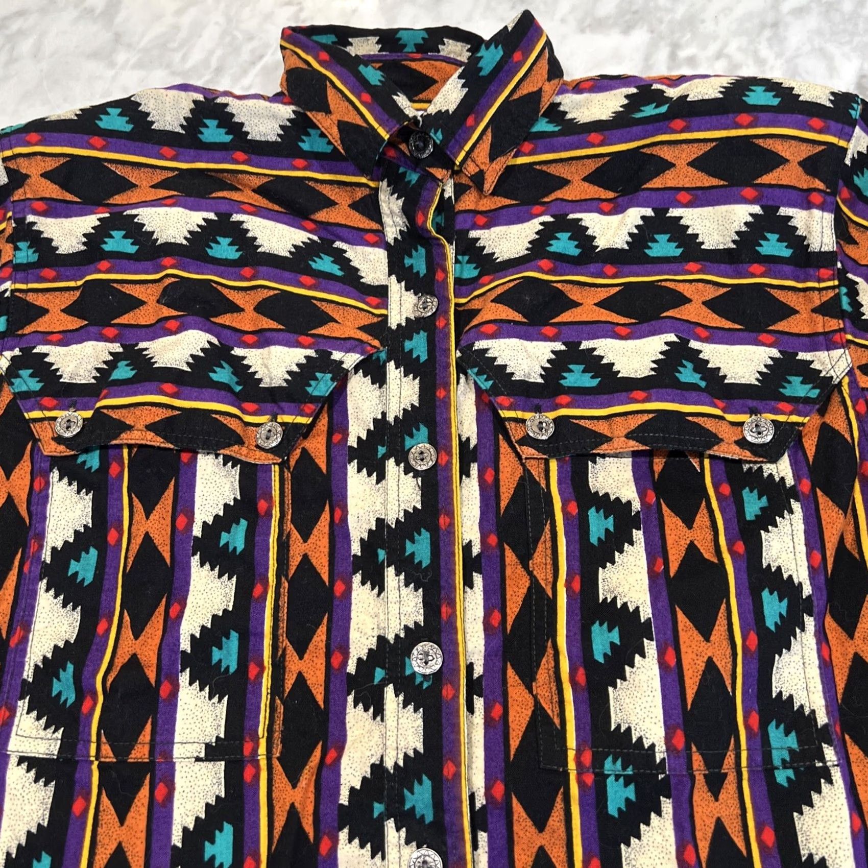 Cody James VINTAGE Cody James Shirt Women's Small Long Sleeve Southwest Country Core Button-Up Size S / US 4 / IT 40 - 4 Thumbnail