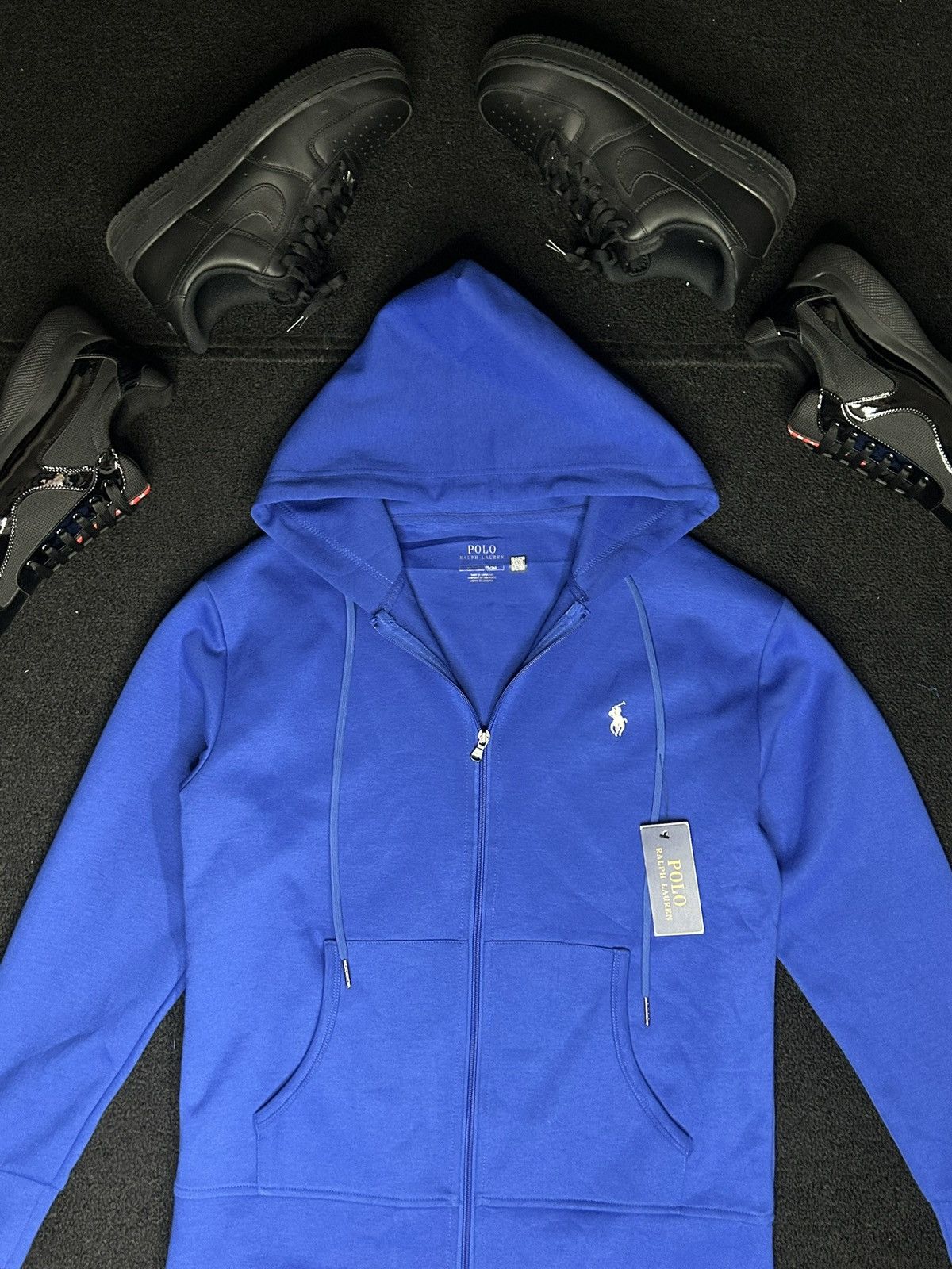 Polo Ralph Lauren Polo Ralph Lauren Men's Double-Knit Full-Zip Hoodie Size US M / EU 48-50 / 2 - 3 Thumbnail
