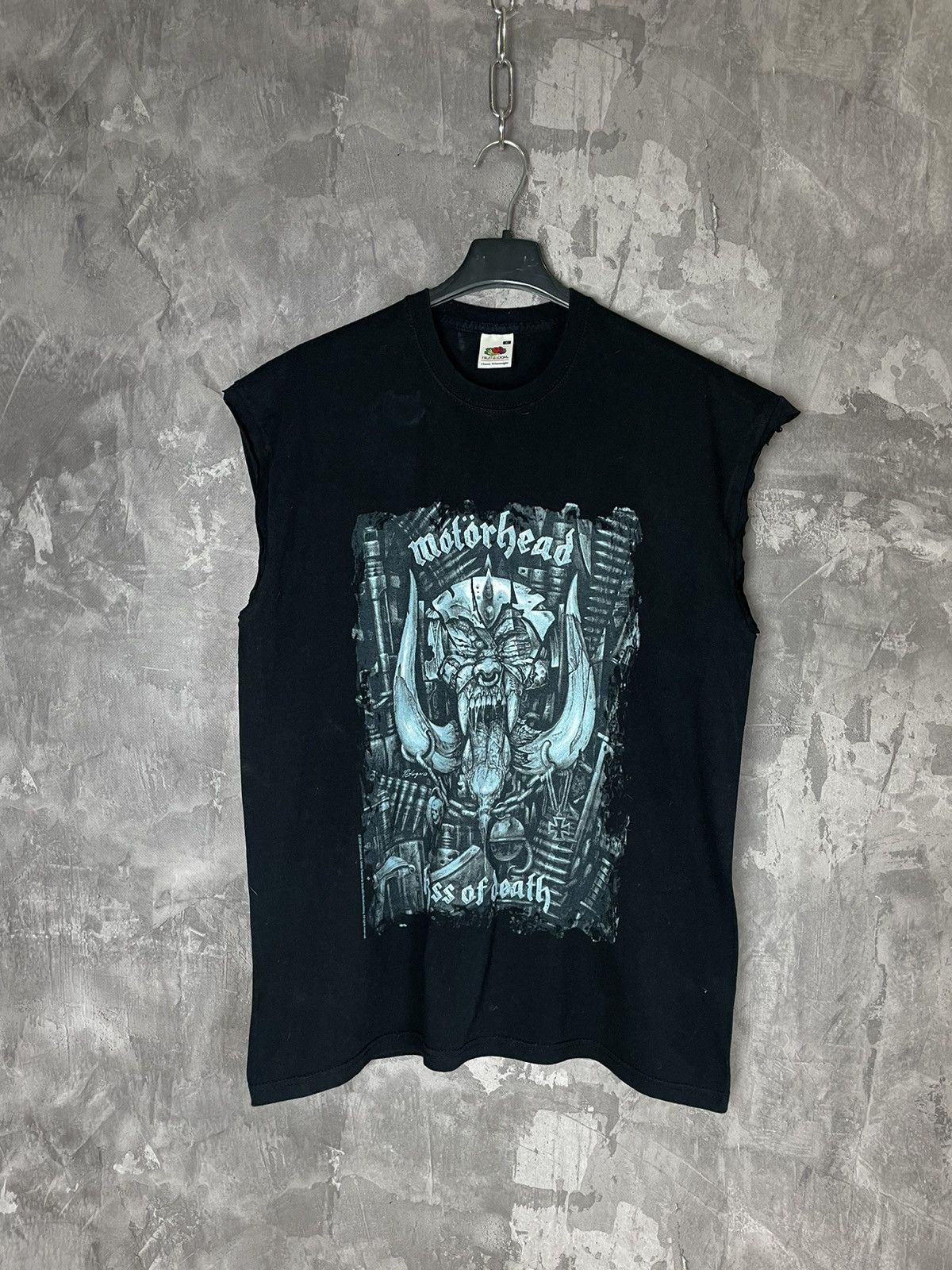 Band Tees × Vintage Vintage Motorhead England Big Printed Skulls Rock 2006 Tee Size US M / EU 48-50 / 2 - 1 Thumbnail
