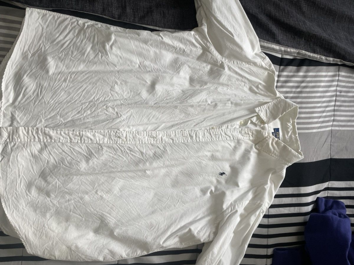 Polo Ralph Lauren White Ralph Lauren Button Up Shirt Size US XXL / EU 58 / 5 - 1 Thumbnail