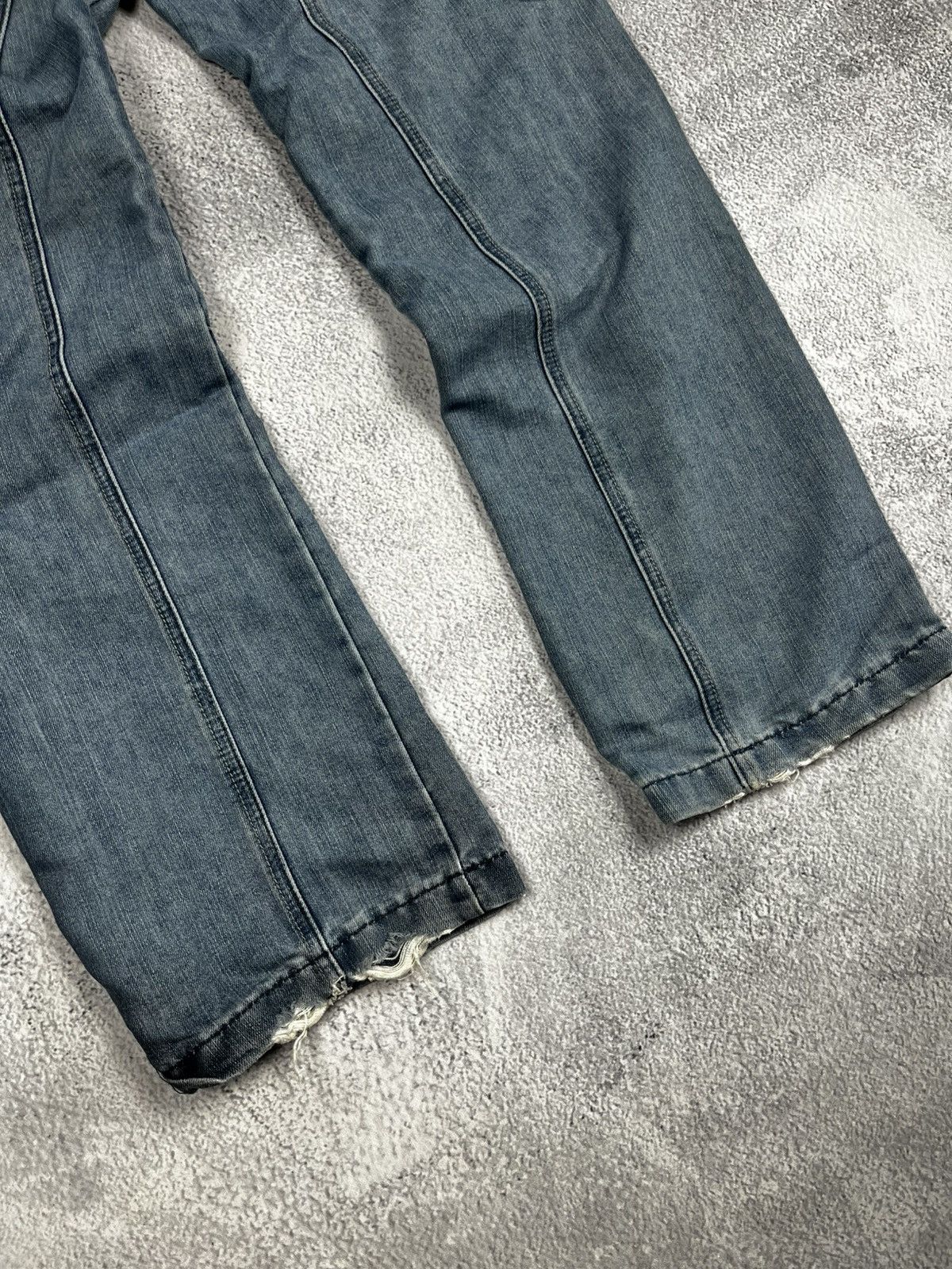 No Fear × Vintage crazy y2k vintage faded jeans if six was nine style no fear Size US 32 / EU 48 - 5 Thumbnail